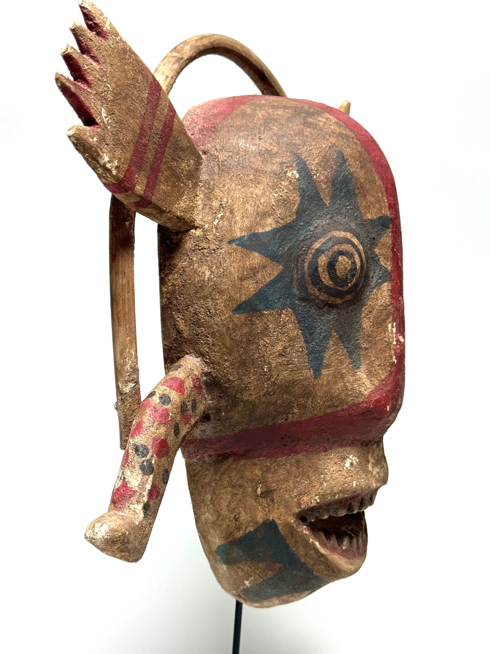 Inuit - Yua Mask made by the Yupik People who live on the West Coast of Alaska. - 10