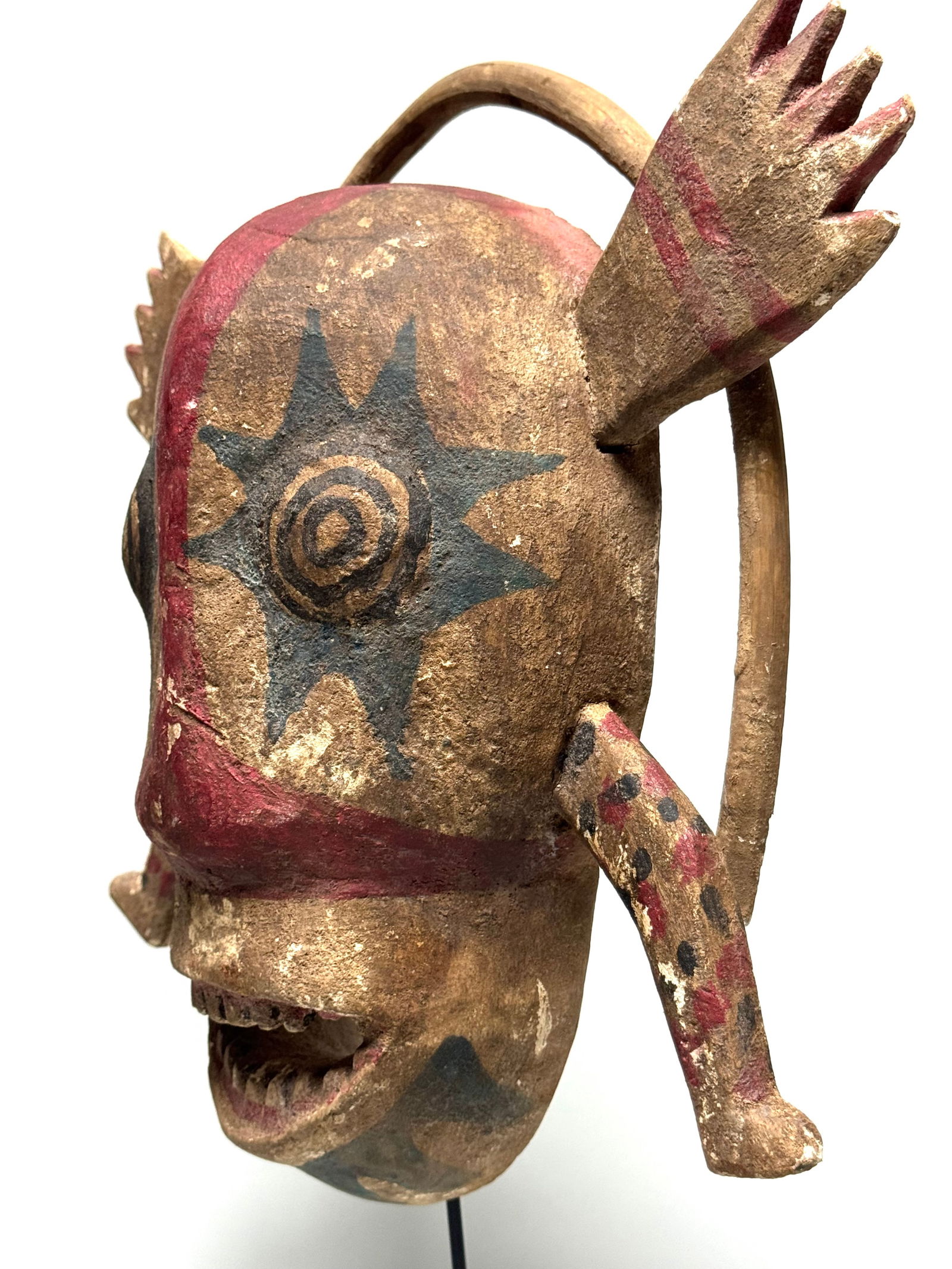 Inuit - Yua Mask made by the Yupik People who live on the West Coast of Alaska. - 11