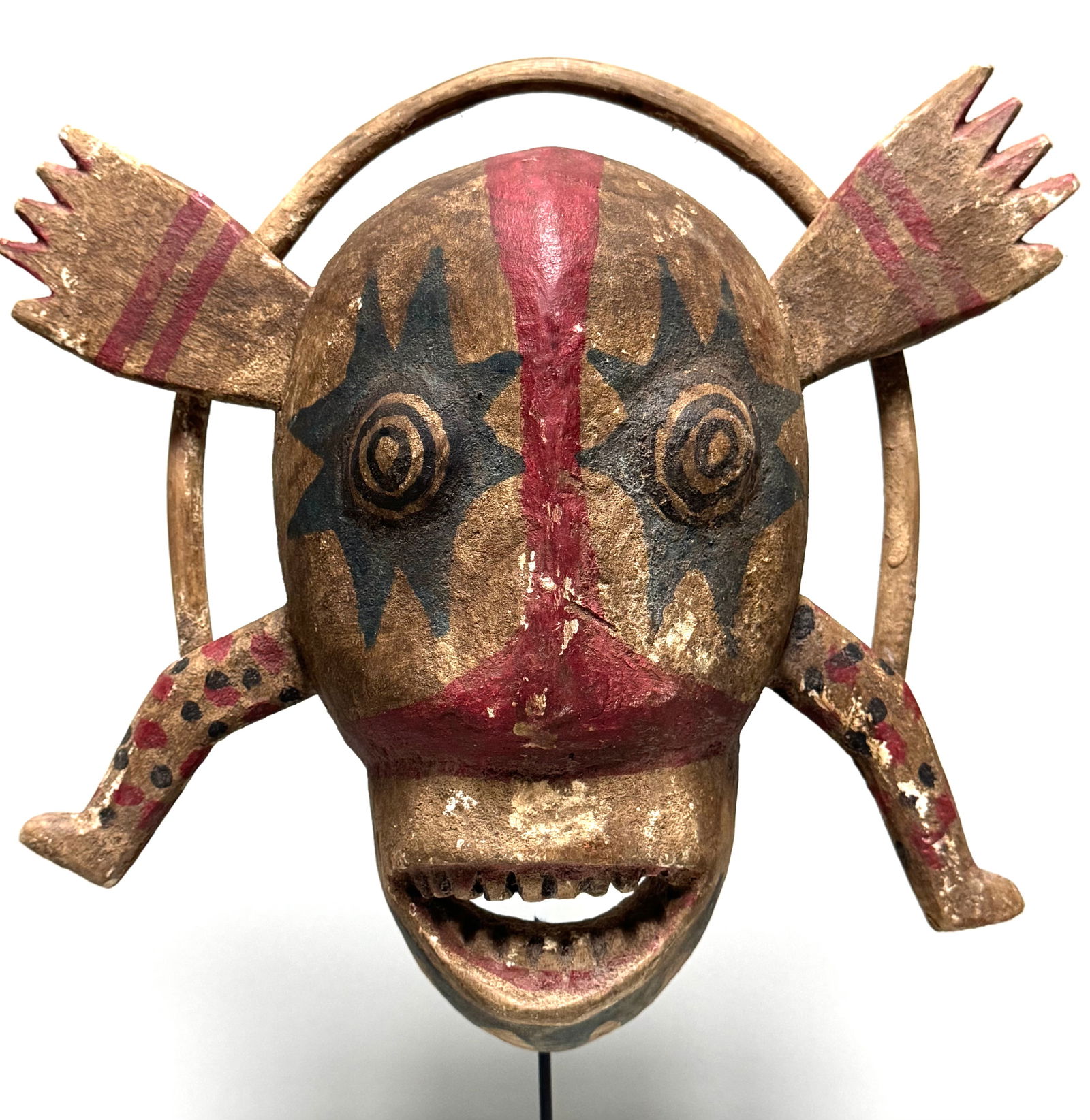 Inuit - Yua Mask made by the Yupik People who live on the West Coast of Alaska. - 12