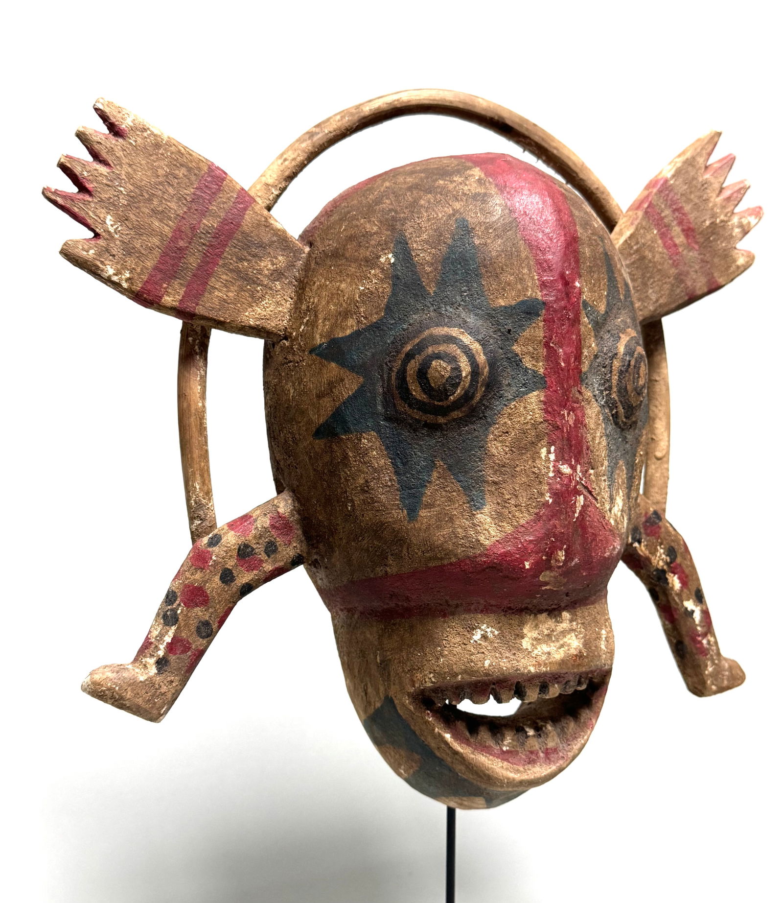 Inuit - Yua Mask made by the Yupik People who live on the West Coast of Alaska. - 3