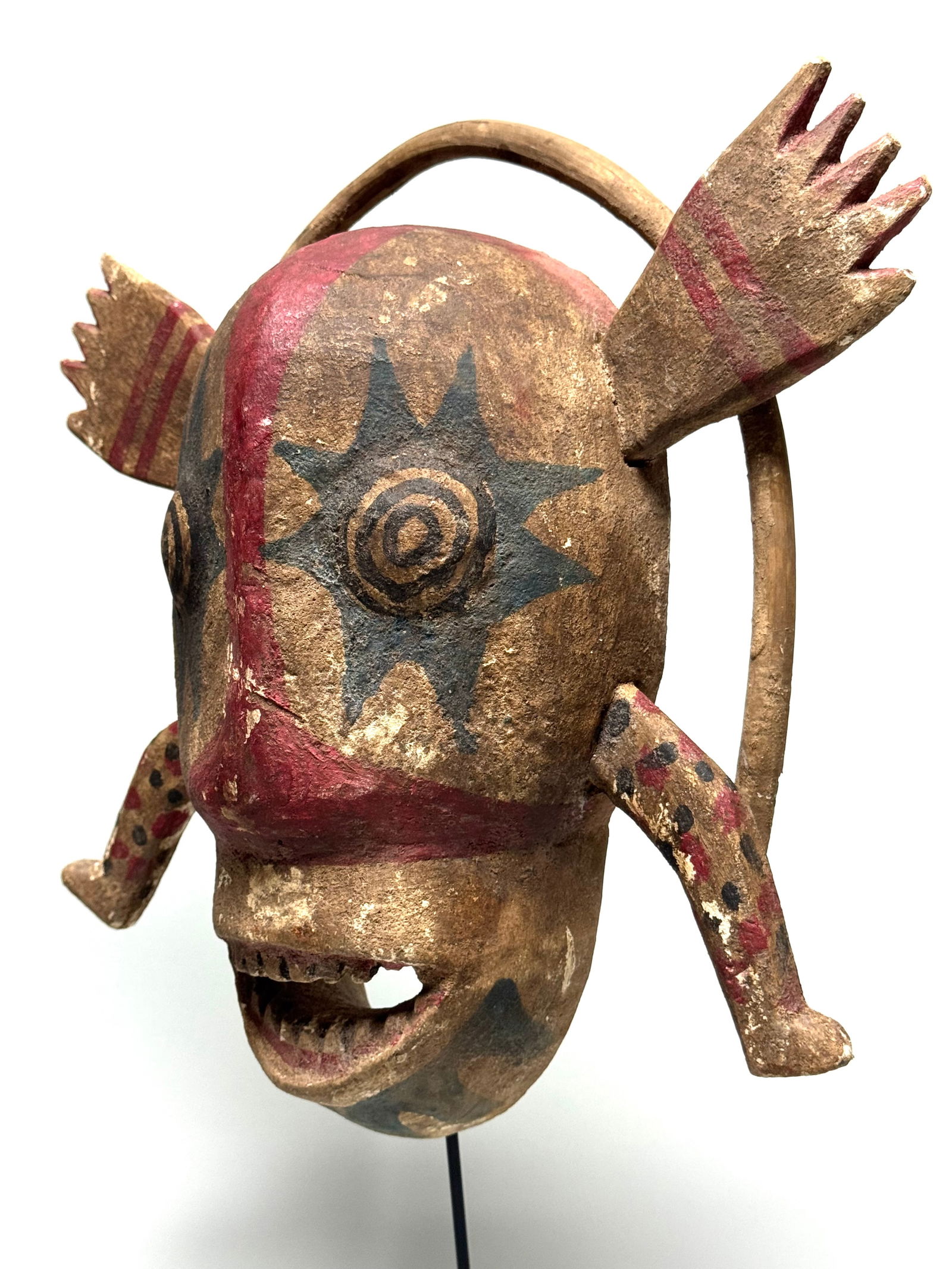 Inuit - Yua Mask made by the Yupik People who live on the West Coast of Alaska. - 7