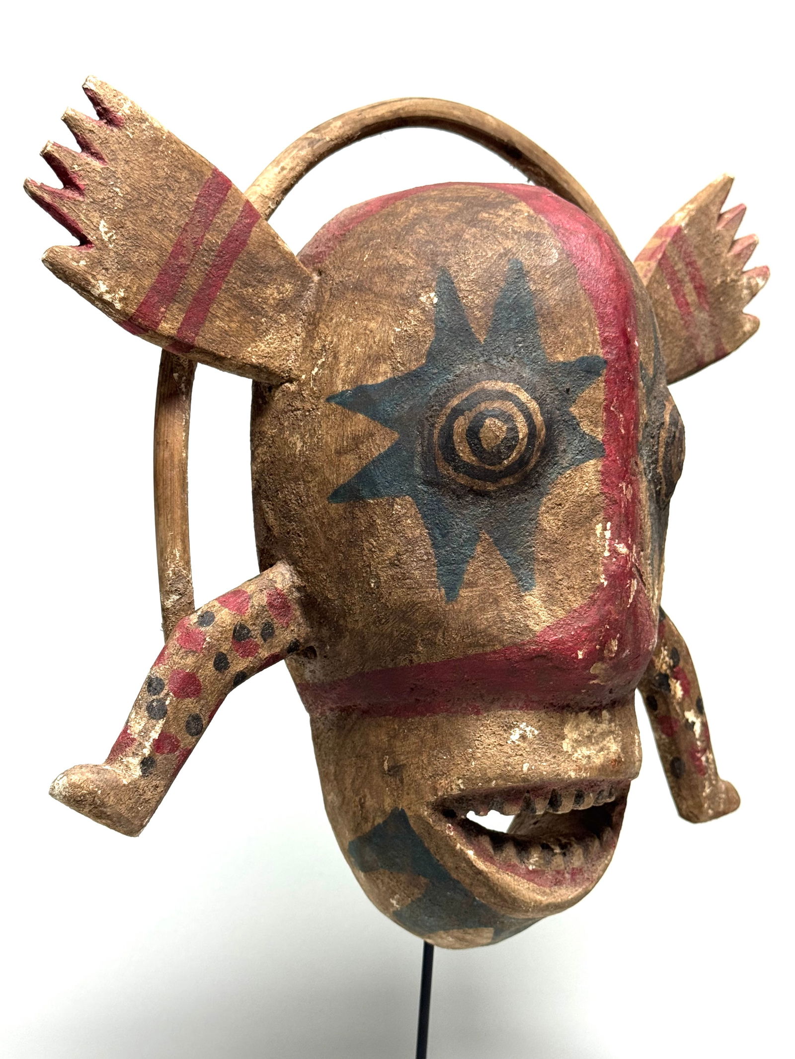 Inuit - Yua Mask made by the Yupik People who live on the West Coast of Alaska. - 8