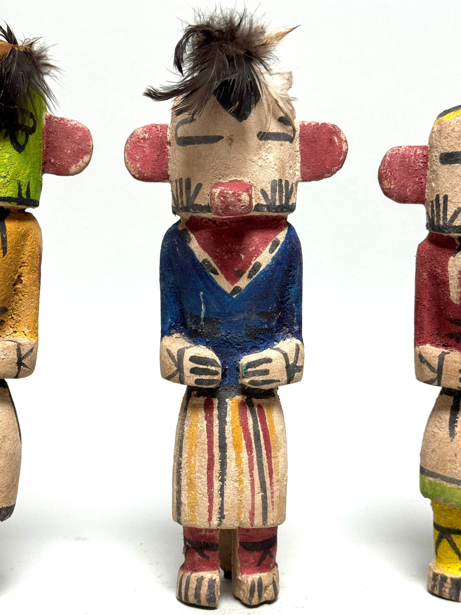 Yoruba Ibeji figures - Nigeria: Title: Yoruba Ibeji figures - Nigeria Description: An old tribal used twin figures of the Yoruba people, known as ‘ibeji’. From south-west Nigeria (for a more detailed explanation see