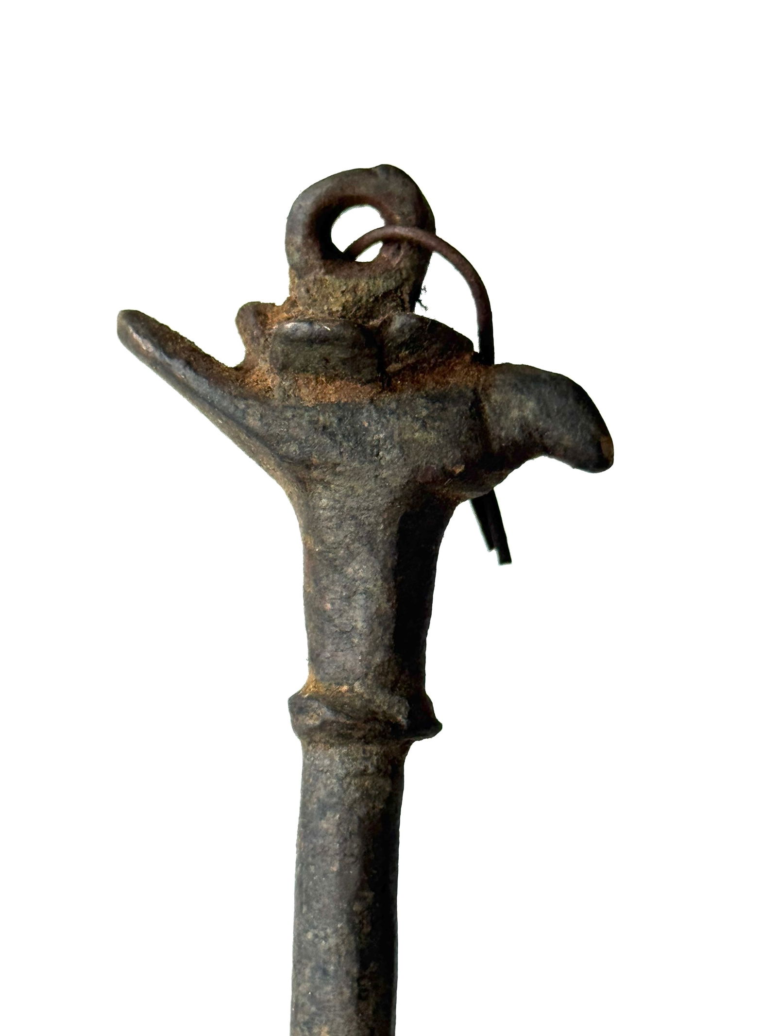 Antique Indian Bronze Ajal Kohl Container - 4