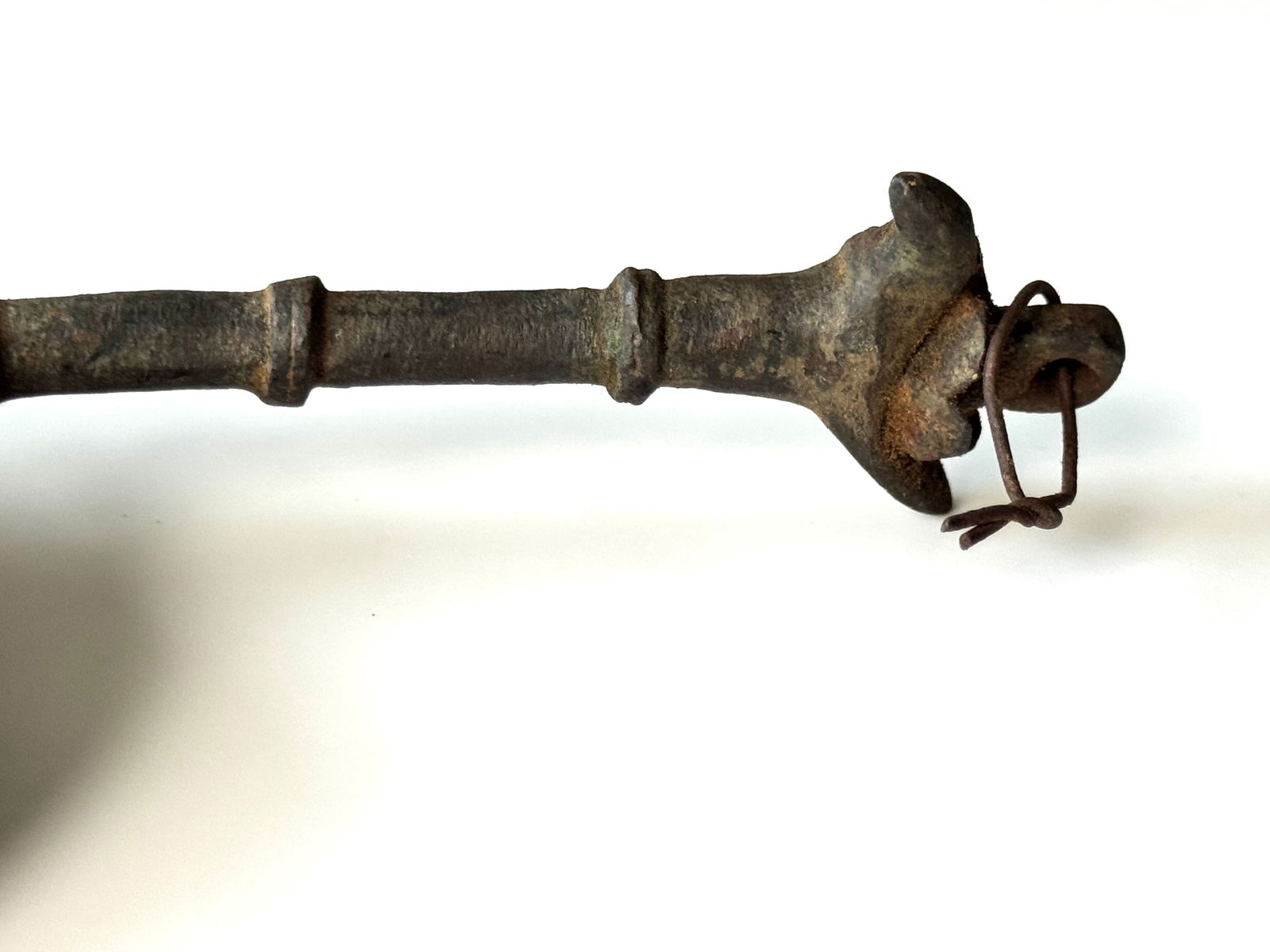 Antique Indian Bronze Ajal Kohl Container - 9