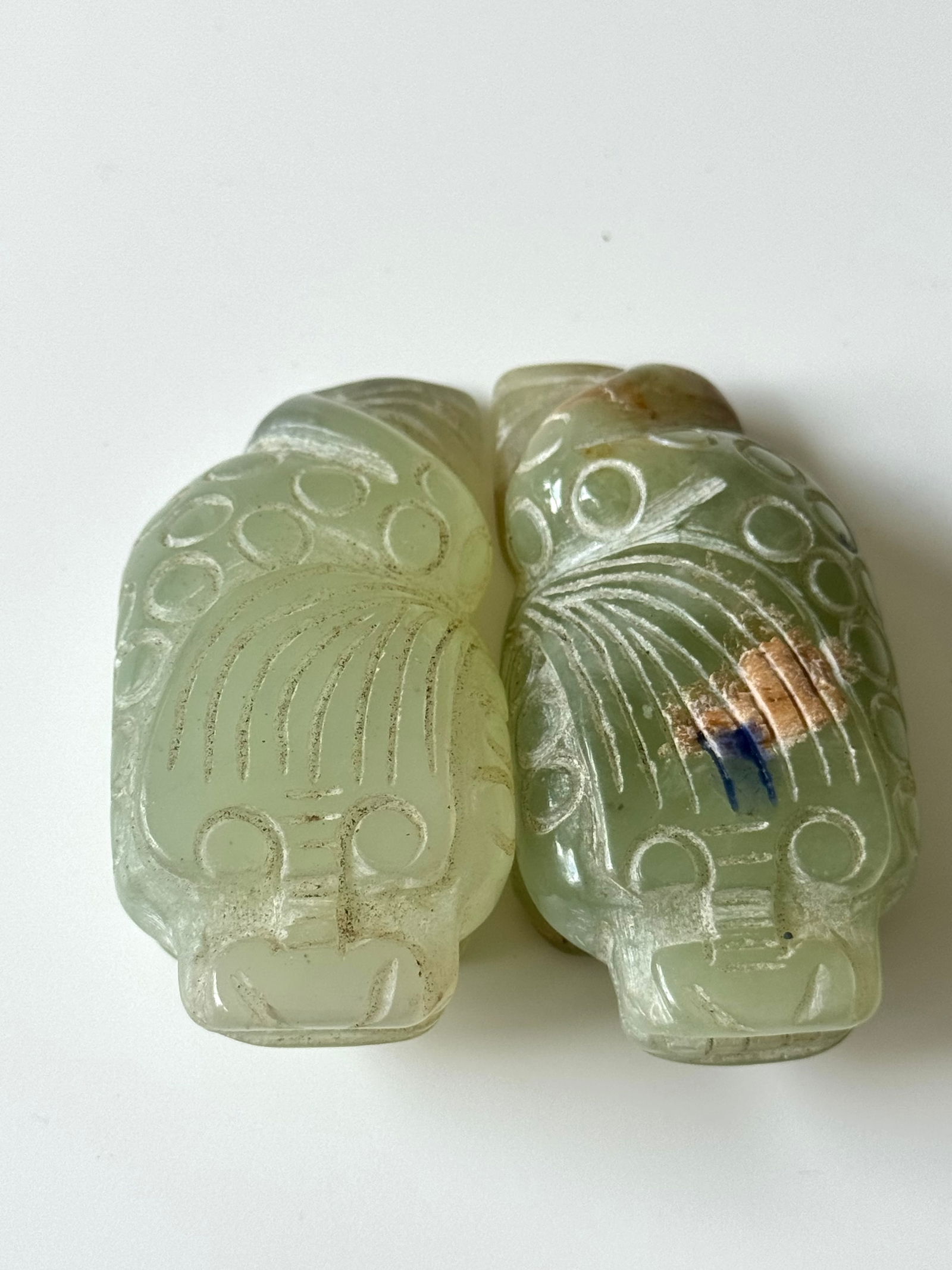 Jade pair Foo dogs - China - 15