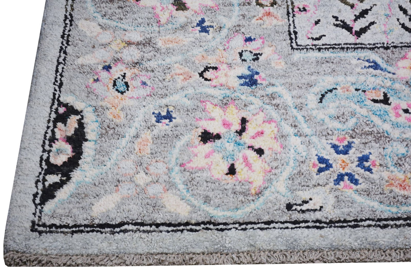 TURKISH HAND KNOTTED WOOL RUG - 5