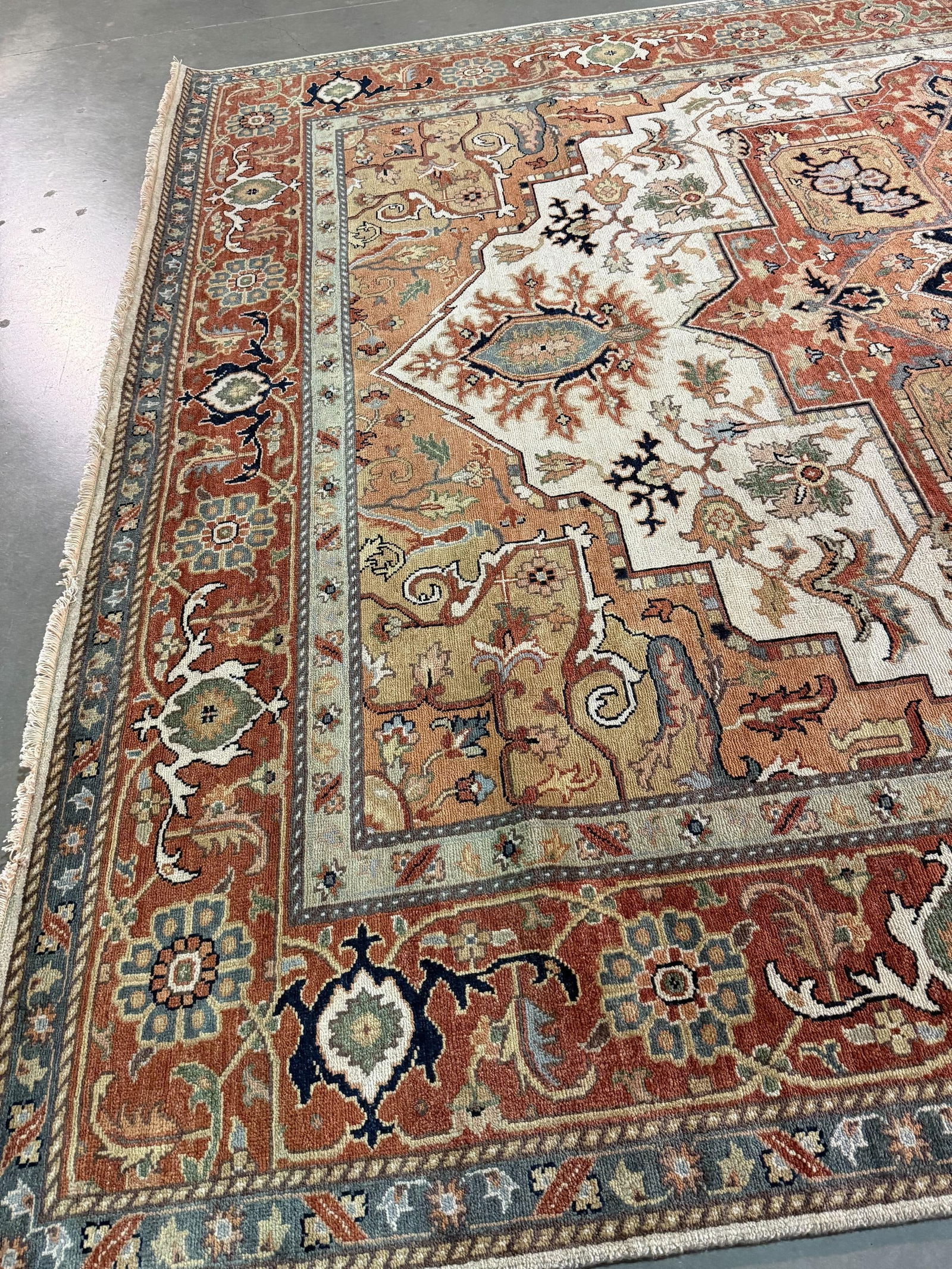 Magnificent Serapi Design Rug 9x12 - 9