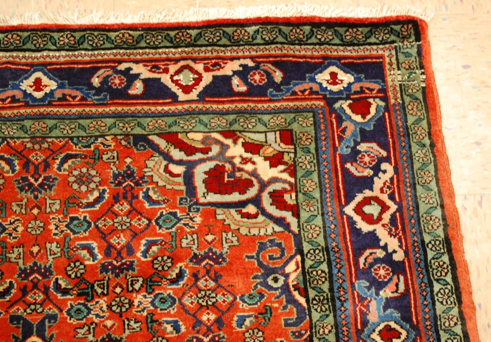 Persian BIJAR RUG 3'9" x5" - 6