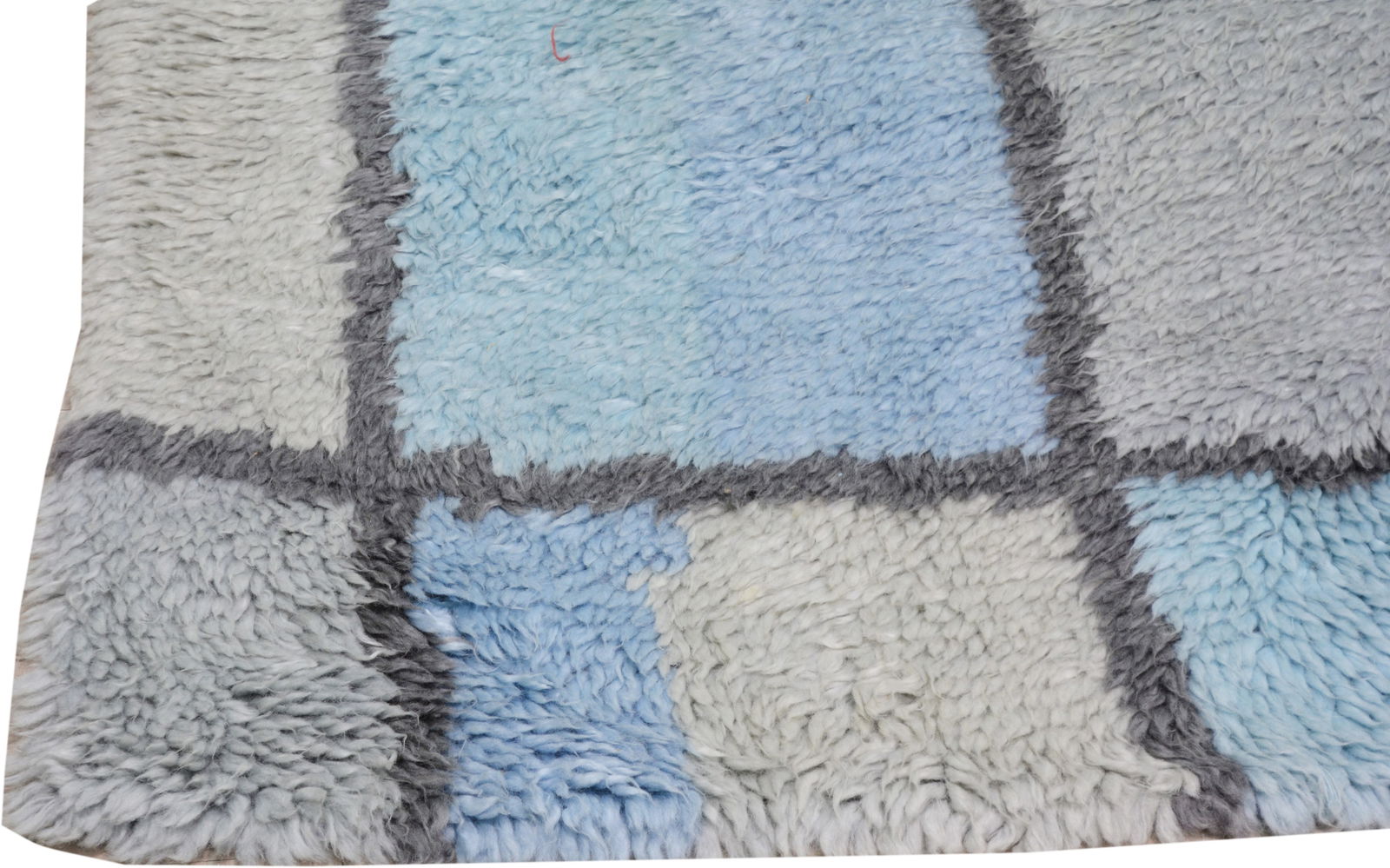 INDIAN HAND KNOTTED WOOL RUG - 4