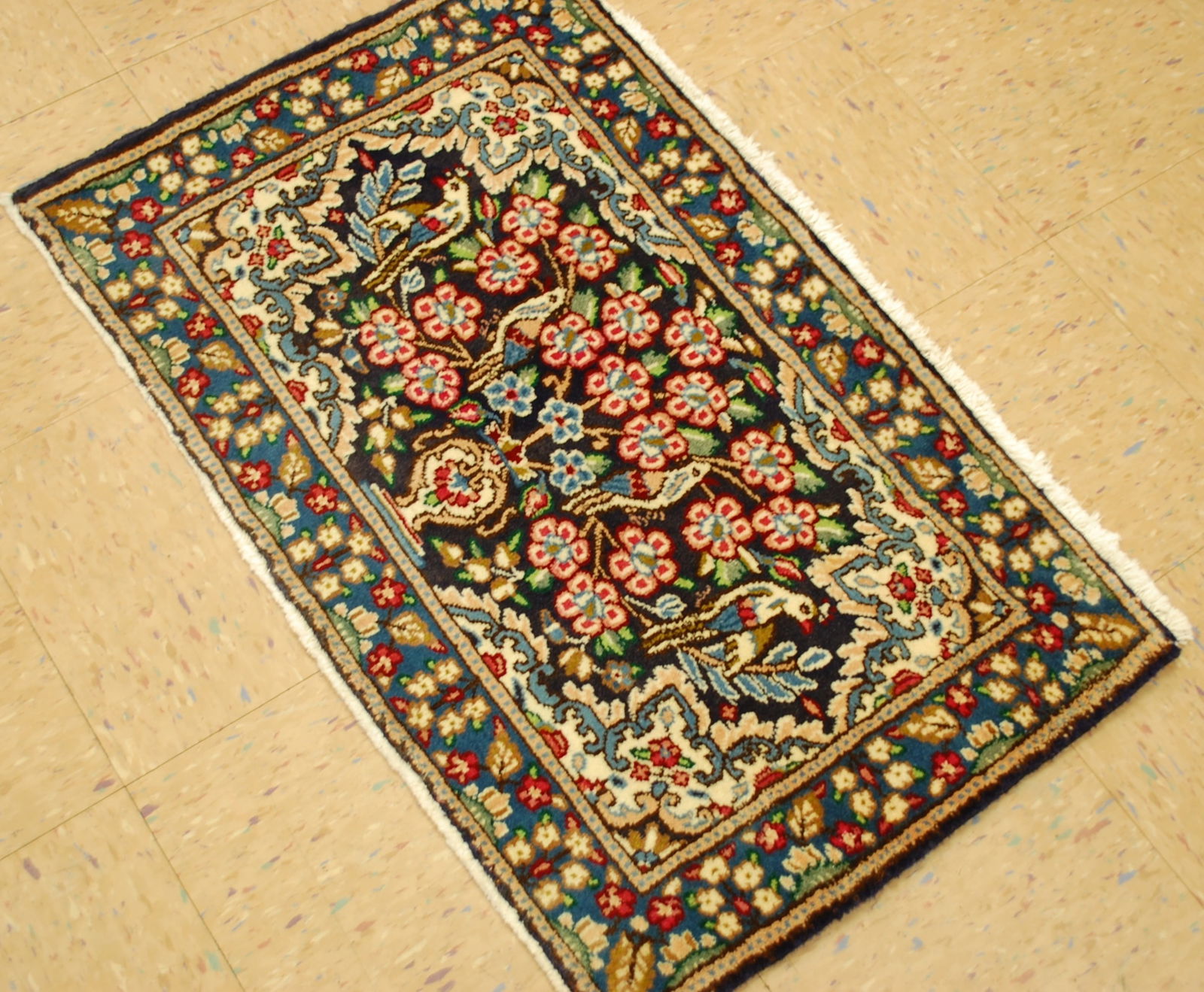 Persian KERMAN RUG 1'10" x 3' - 8
