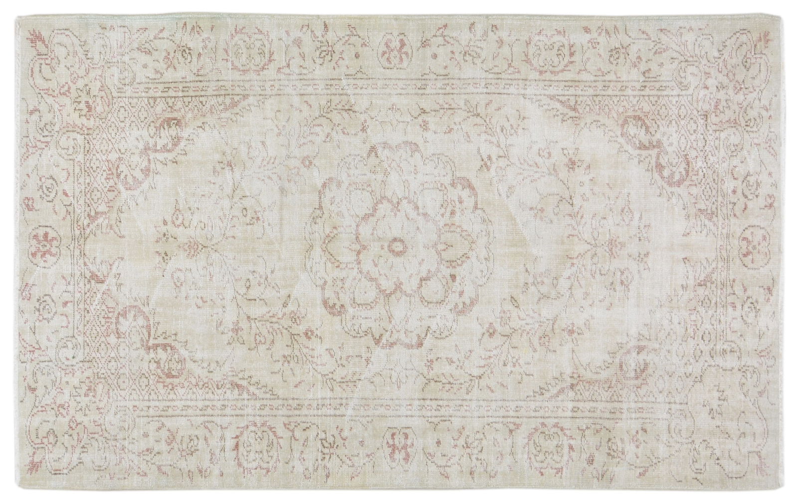 TURKISH HAND KNOTTED WOOL RUG: Title: TURKISH HAND KNOTTED WOOL RUG Size: 5'7X9'2 Age: VINTAGE Origin: TURKISH Style: ANATOLIAN Material: WOOL Care: PROFESSIONAL Structure: HAND KNOTTED Design: ANATOLIAN Reserve: $300.00 Shipping