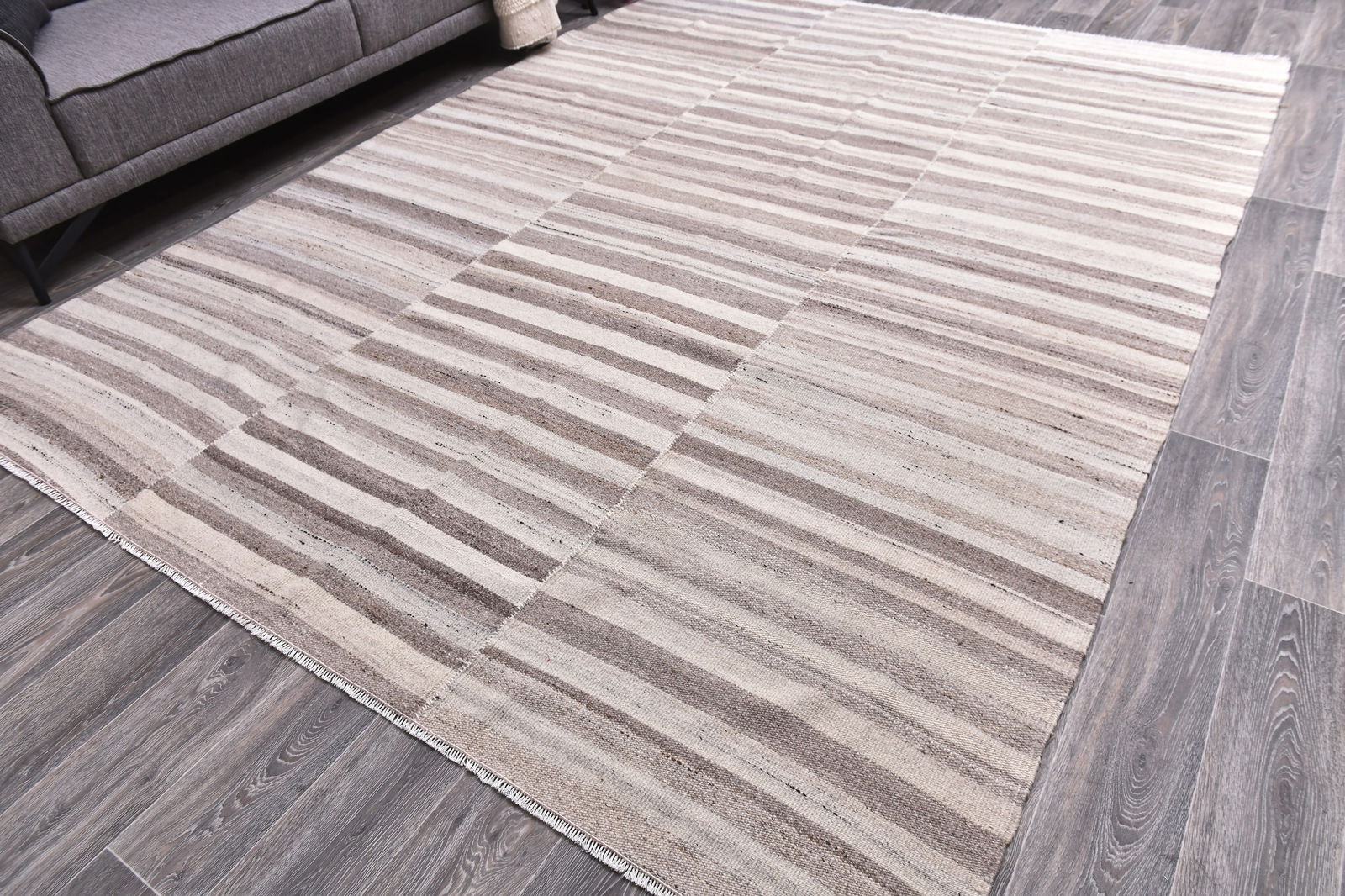 7'6'' x 10'2'' Turkish Handmade Kilim Rug - 245083 - 2