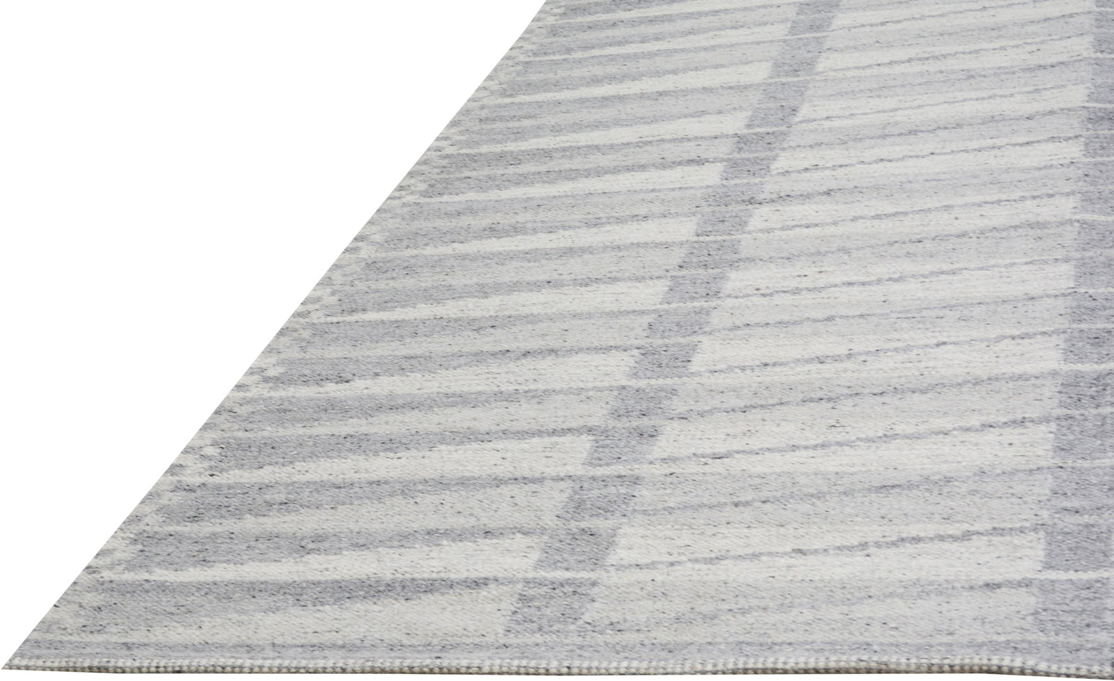 SCANDINAVIAN FLATWEAVE WOOL RUG - 5