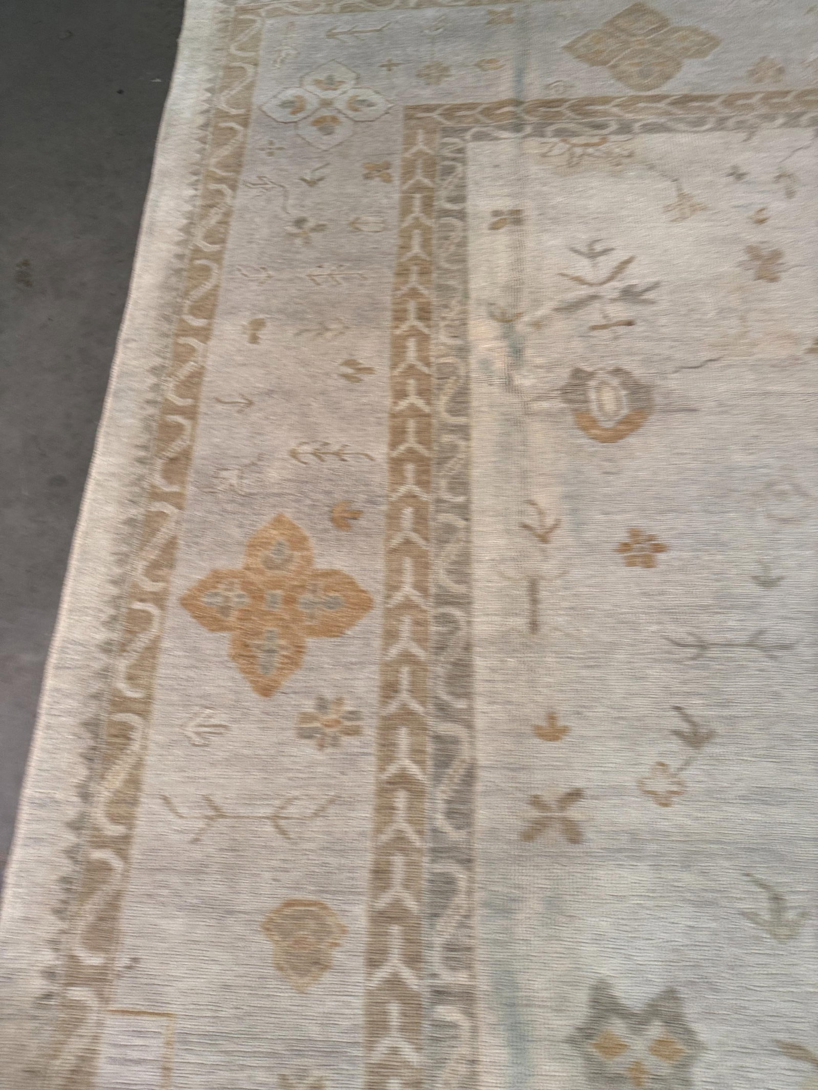 Exquisite Oushak Rug 8.7x11.2 - 6