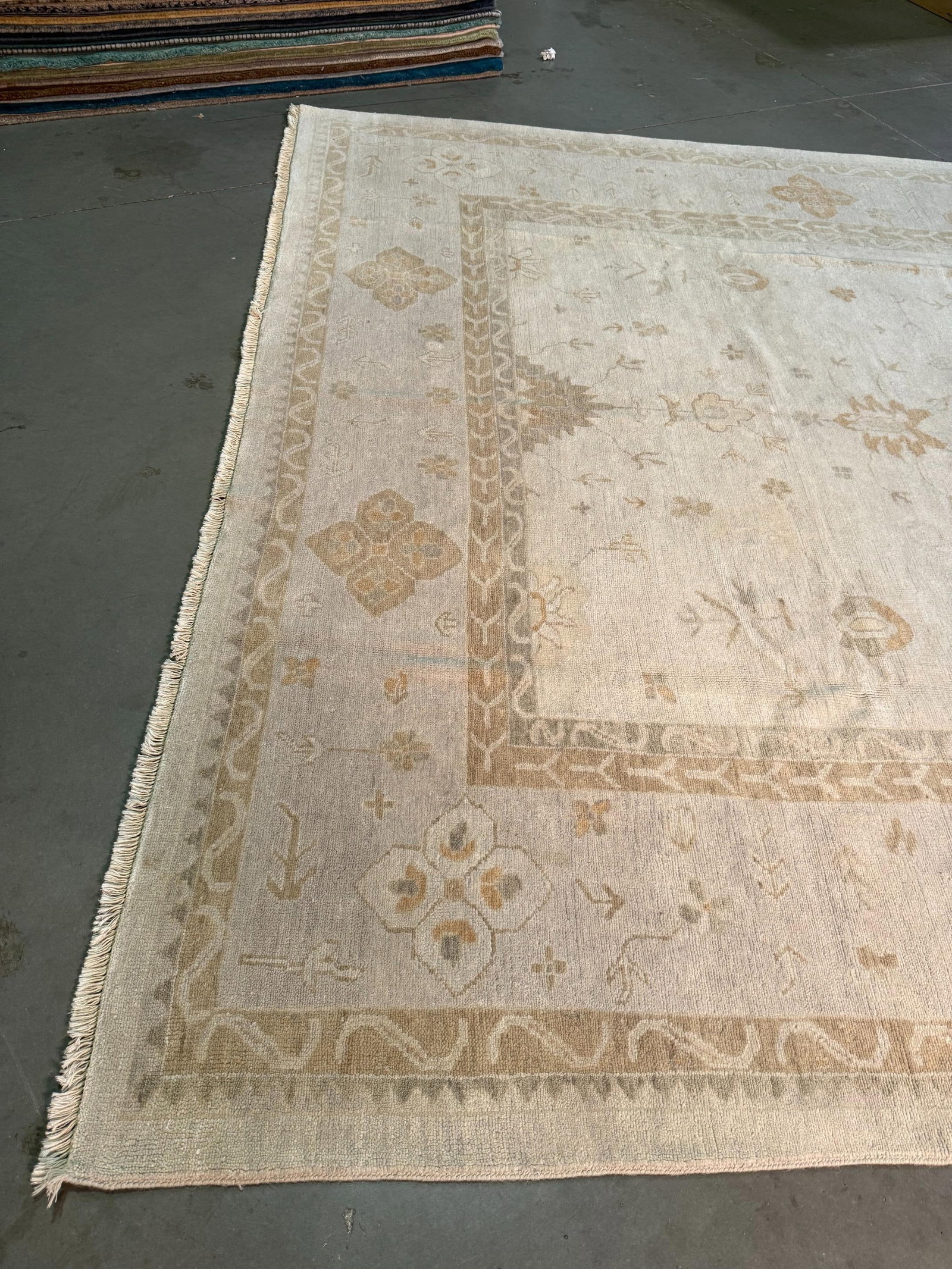 Exquisite Oushak Rug 8.7x11.2 - 8