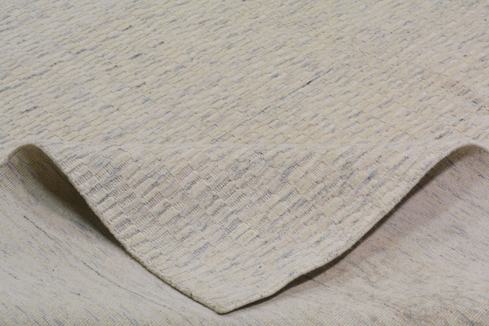 MOROCCAN HAND KNOTTED WOOL RUG - 6