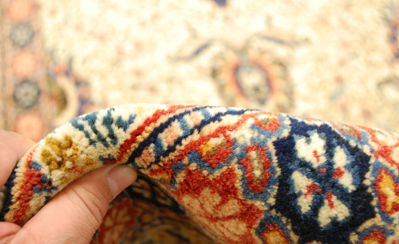 Persian KASHAN RUG 11.4x18.1 - 10