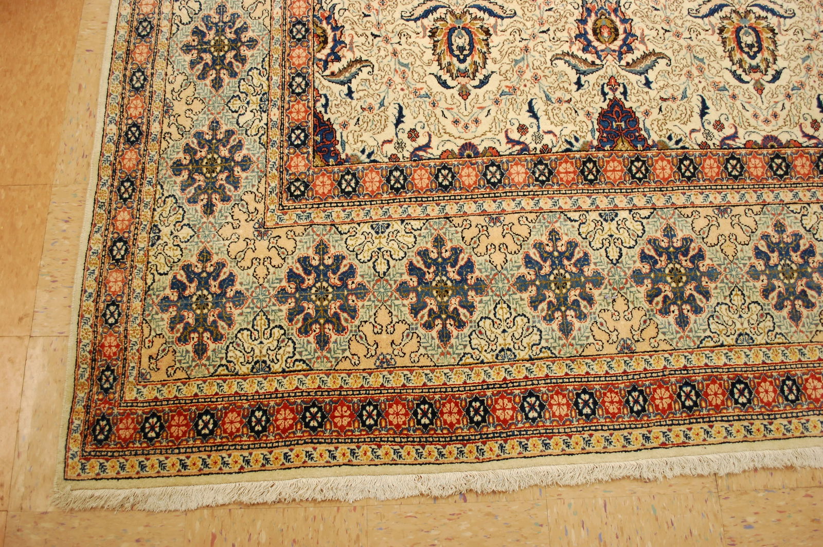 Persian KASHAN RUG 11.4x18.1 - 4