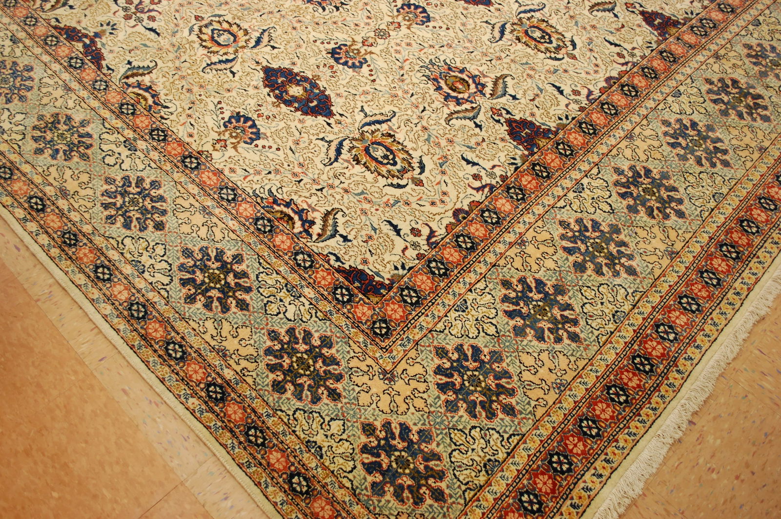 Persian KASHAN RUG 11.4x18.1 - 8