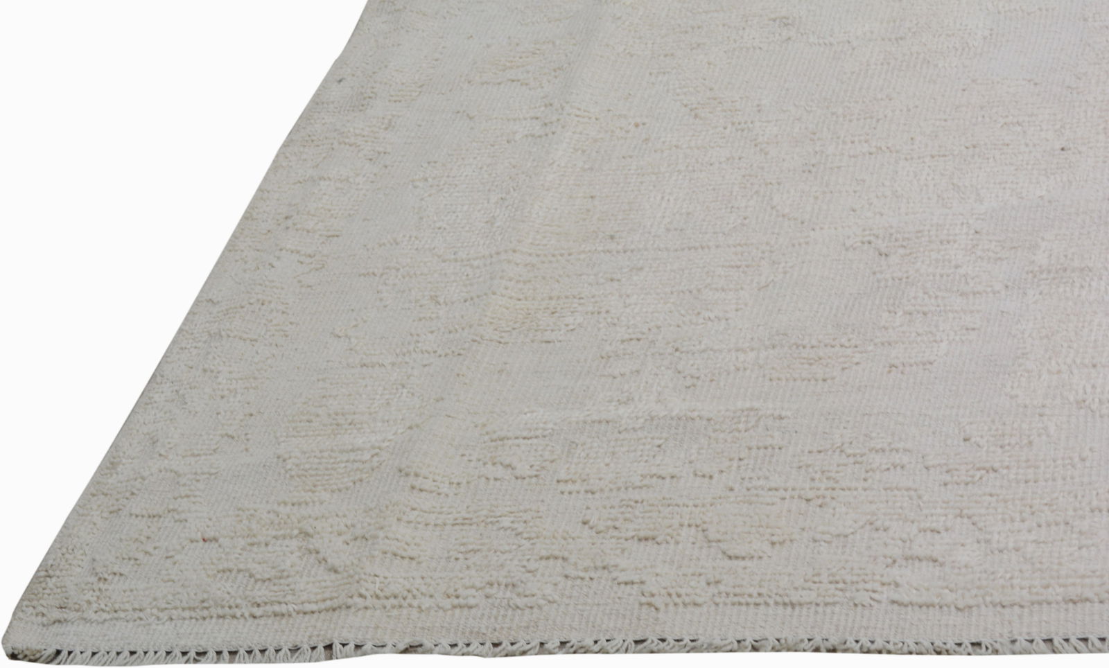 MOROCCAN HAND KNOTTED WOOL RUG - 5