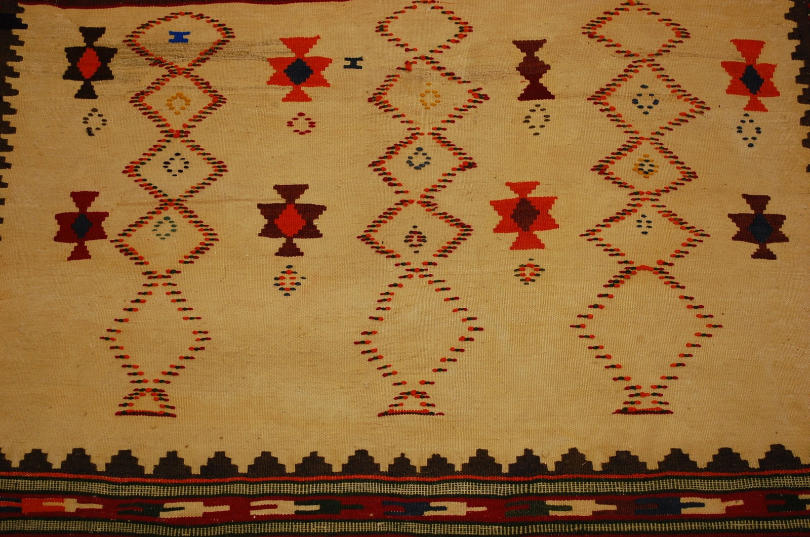 Persian SHIRAZ QASHKI KILIM 3x4.5 - 6
