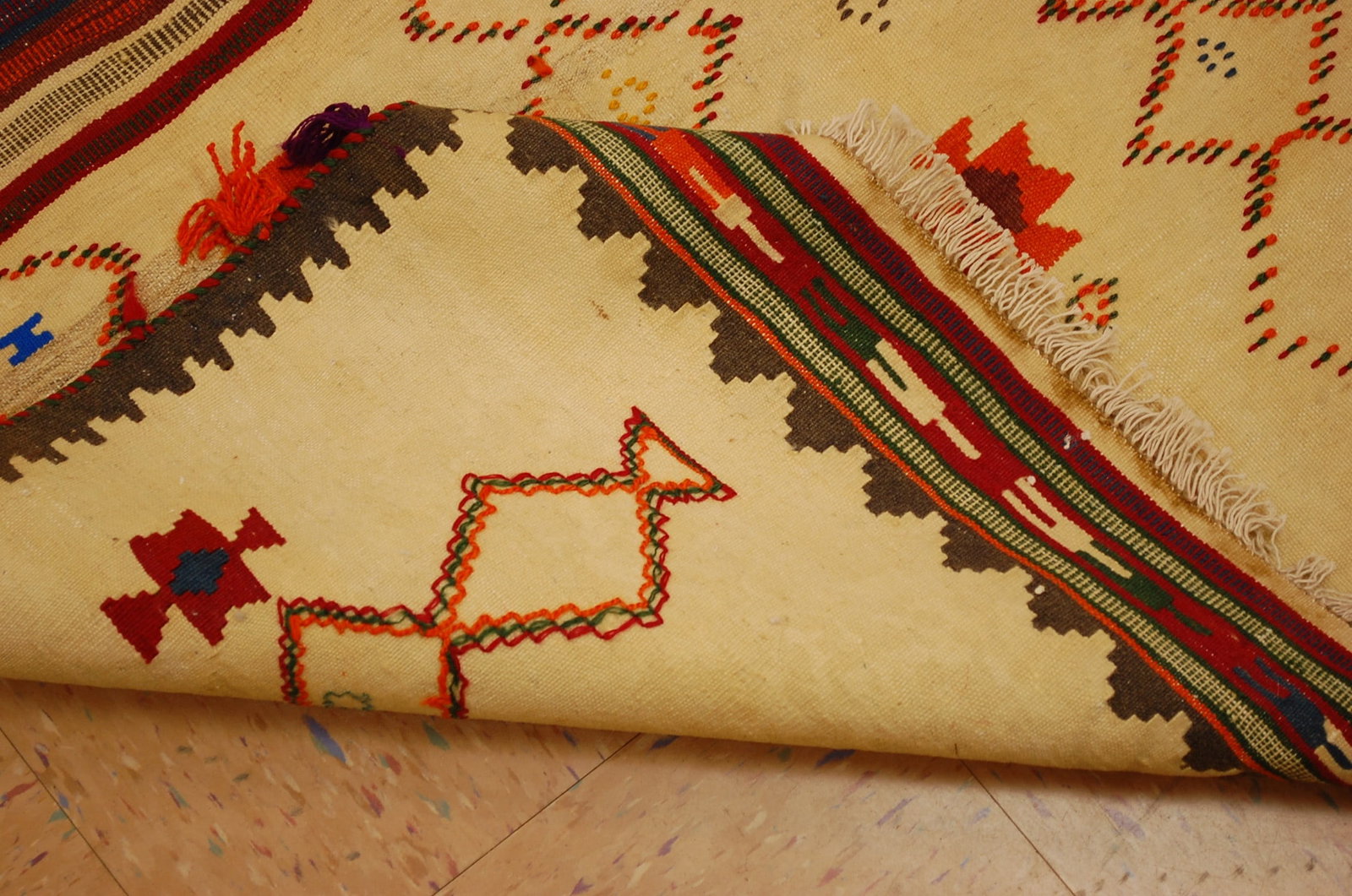 Persian SHIRAZ QASHKI KILIM 3x4.5 - 9