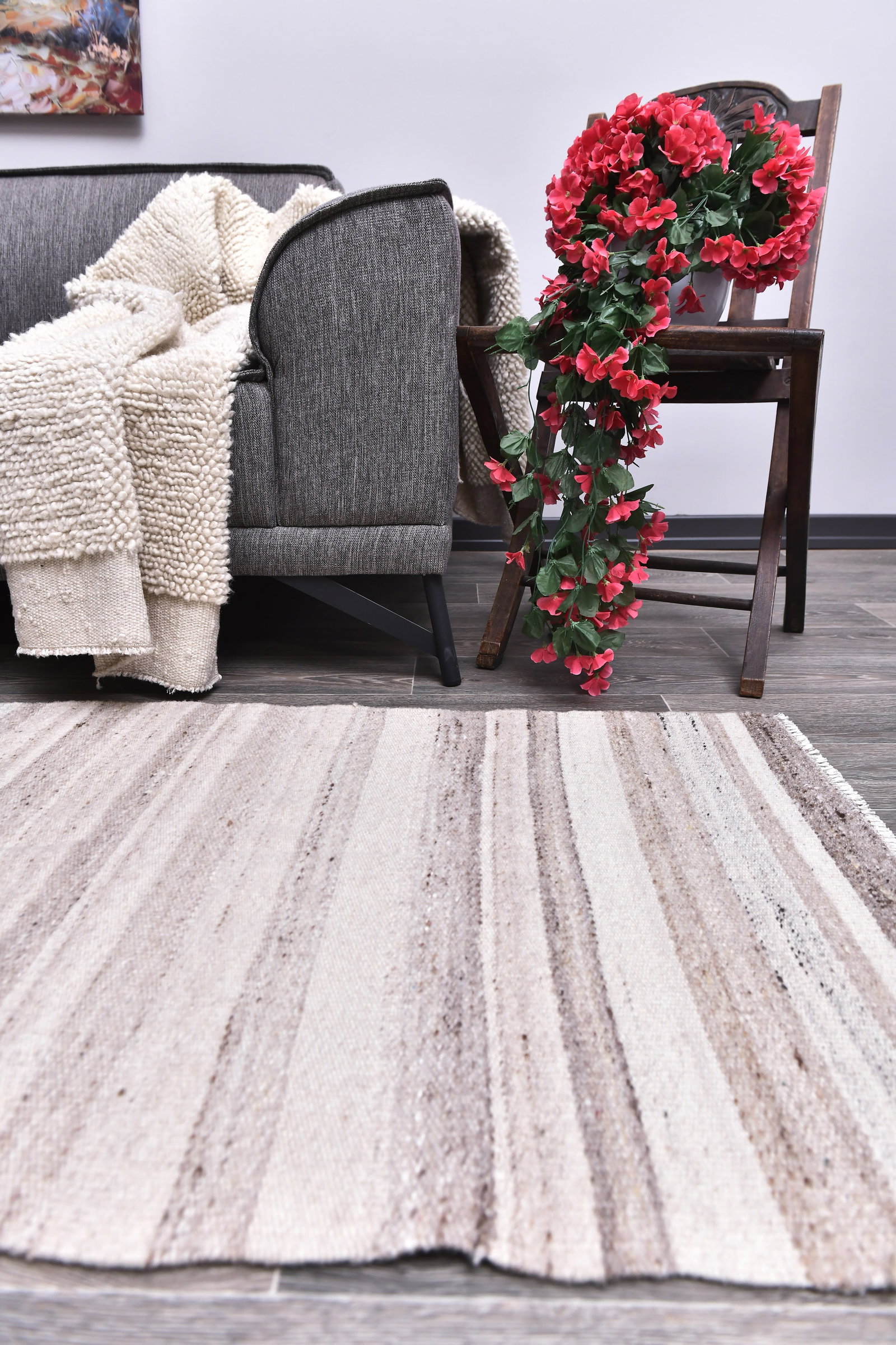 2'5'' x 4'8'' Turkish Handmade Kilim Rug - 245085 - 13