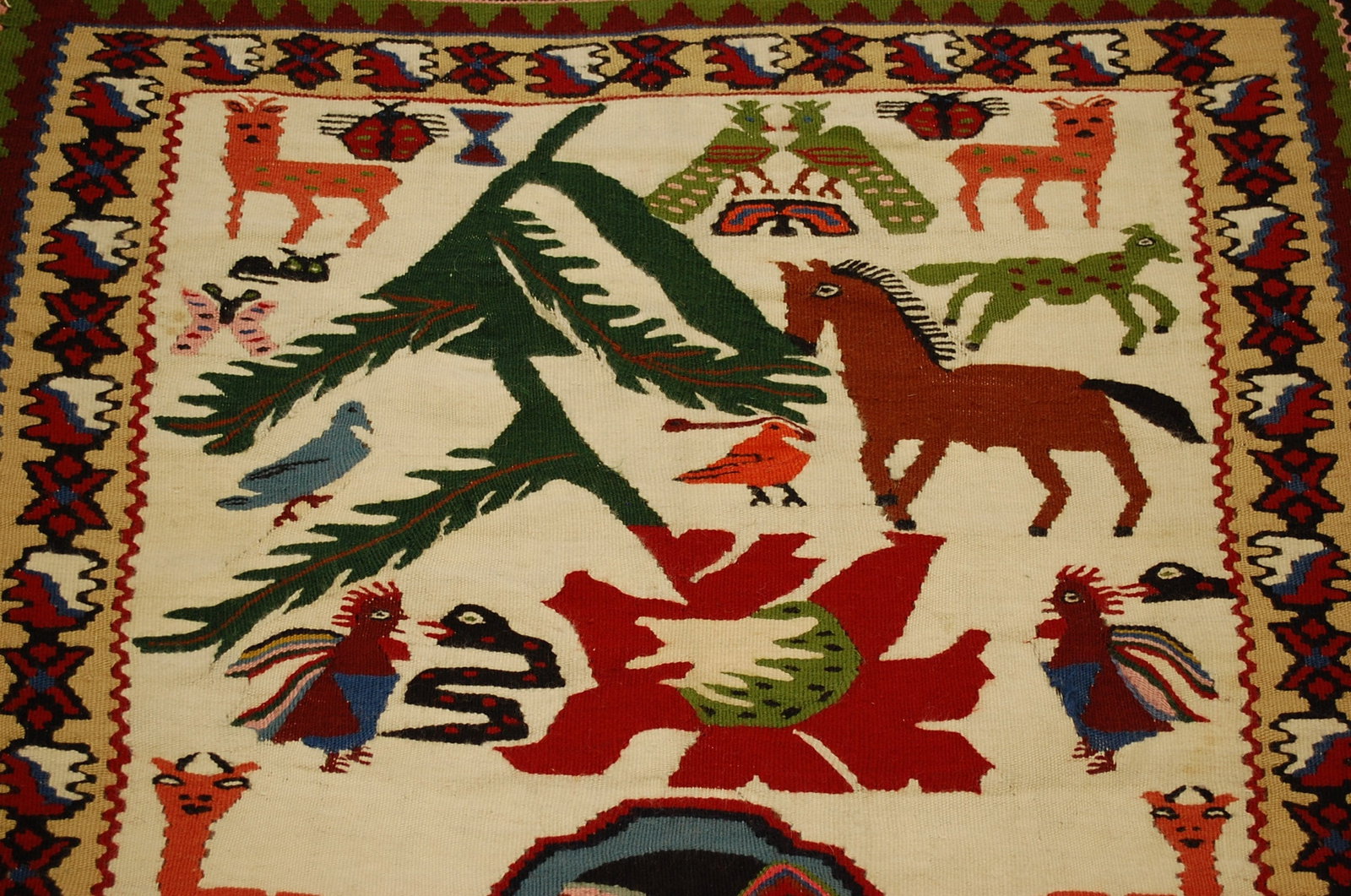 Persian SENNAH KILIM RUG 3.3x5.3 - 8