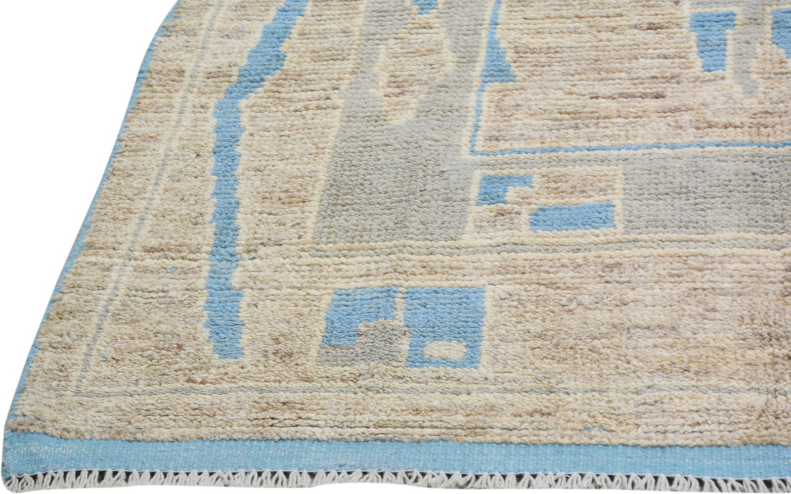 PAKISTANI HAND KNOTTED WOOL RUG - 5