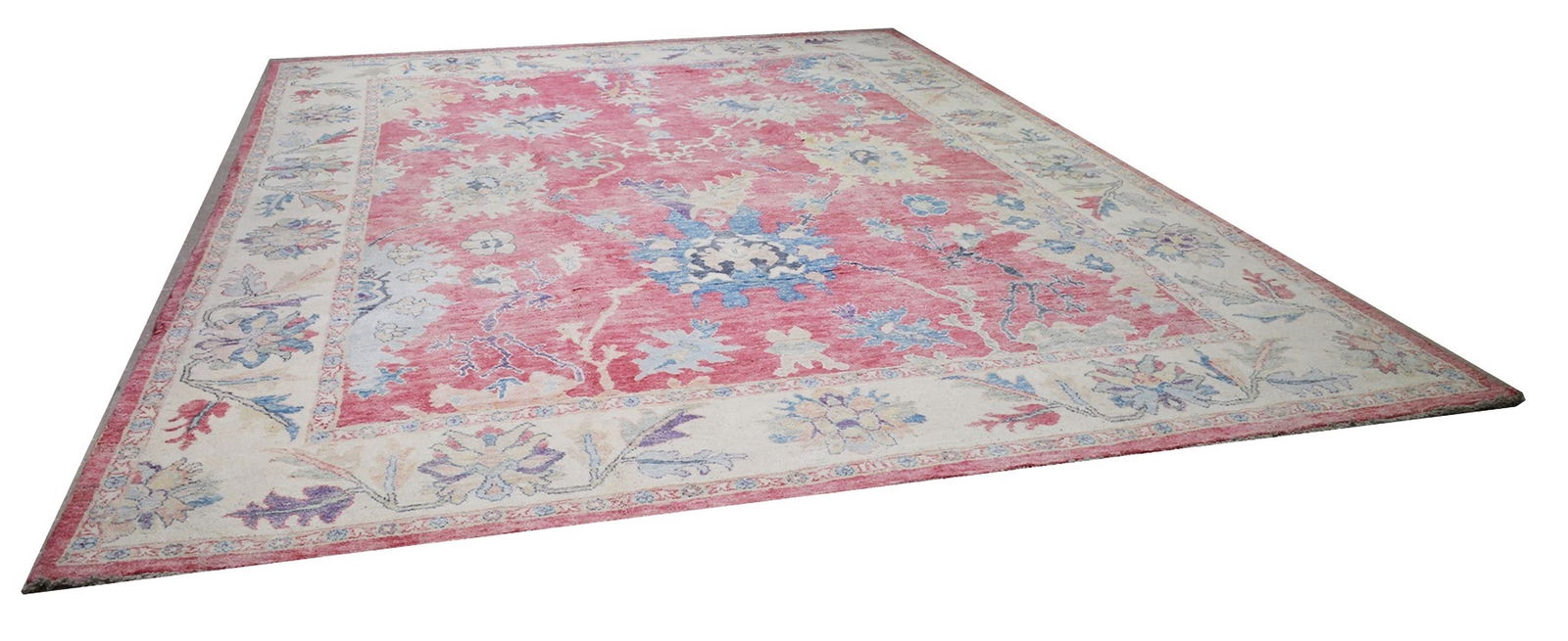 PAKISTANI HAND KNOTTED WOOL RUG - 2