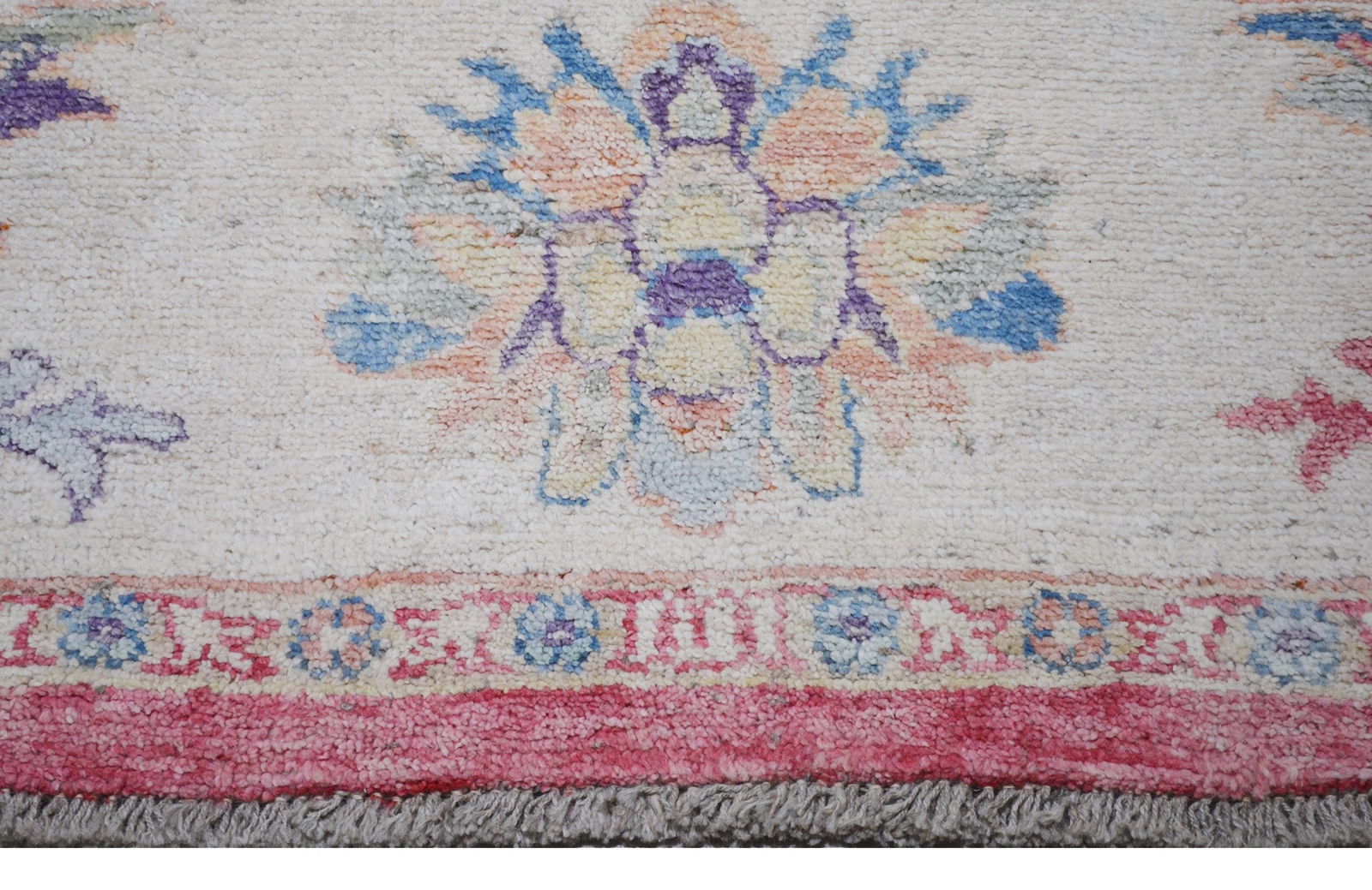 PAKISTANI HAND KNOTTED WOOL RUG - 4