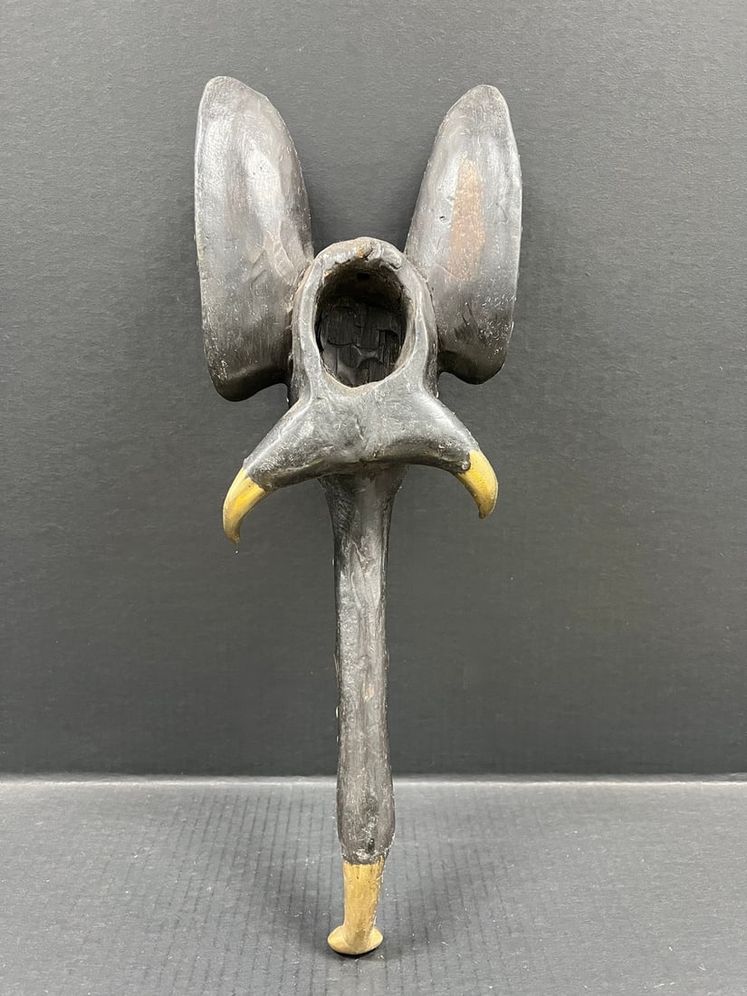 Babanki Elephant Mask with Embedded Coins - 8