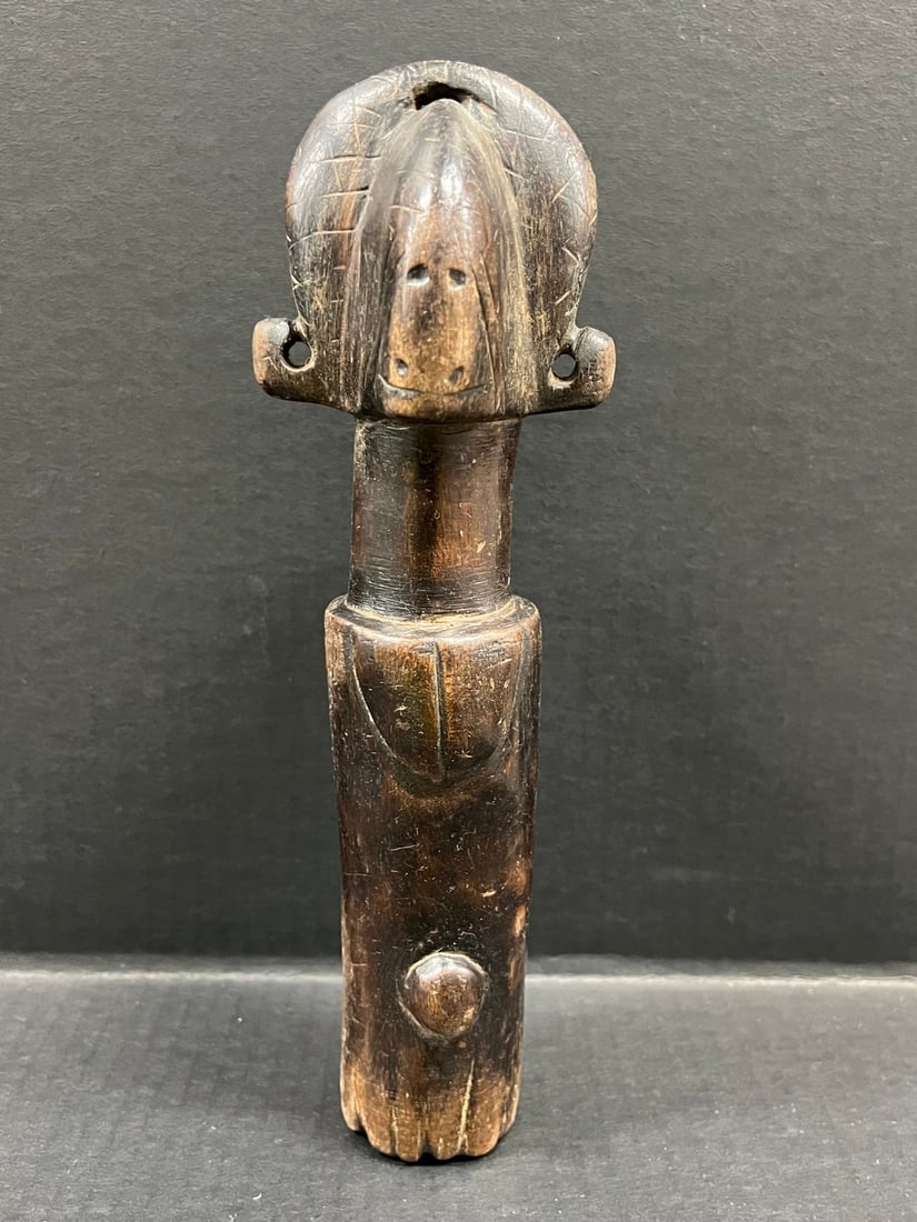 Mossi Fertility Doll: Title: Mossi Fertility Doll Description: African Tribal Art Mossi Fertility Doll Date/Period: Late 20th Century Materials: Wood Size: 11" h x 3.5" w Reserve: $200.00 