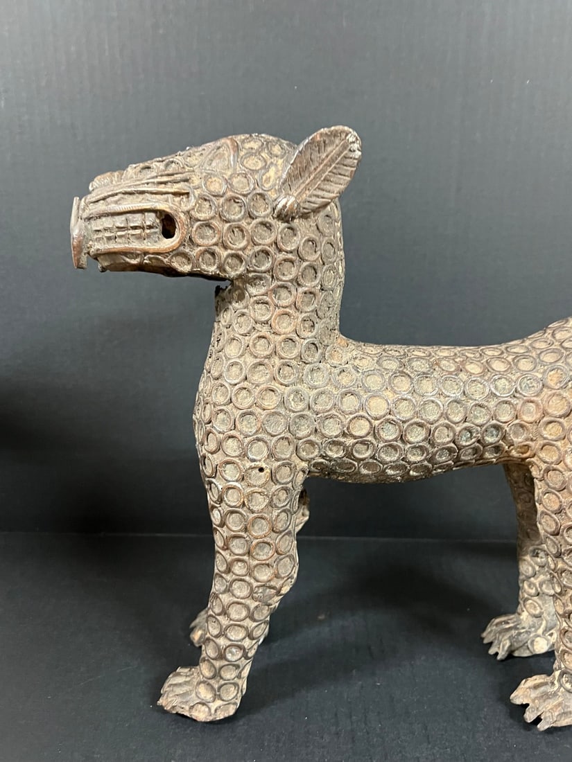 Bronze Leopard Sculpture - 12