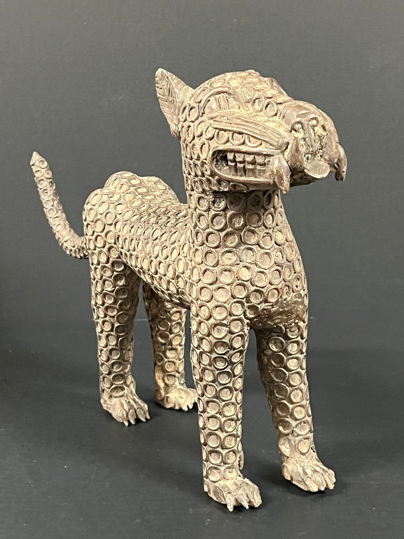 Bronze Leopard Sculpture - 5