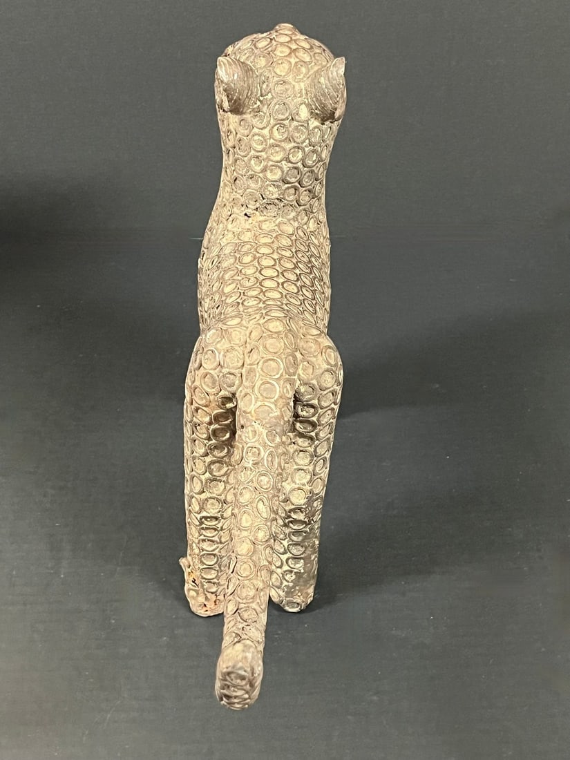 Bronze Leopard Sculpture - 9
