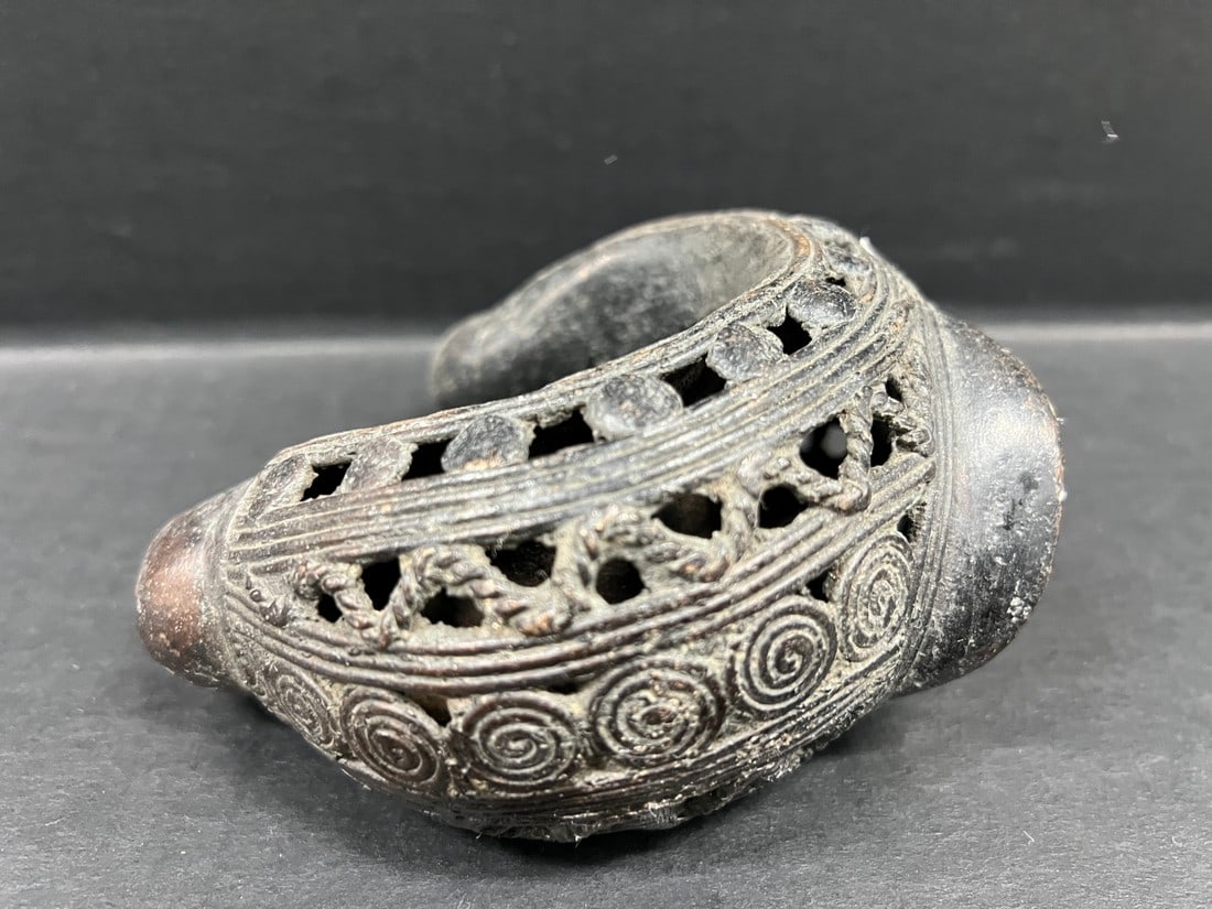 Nigerian Bronze Currency Bracelet - 2