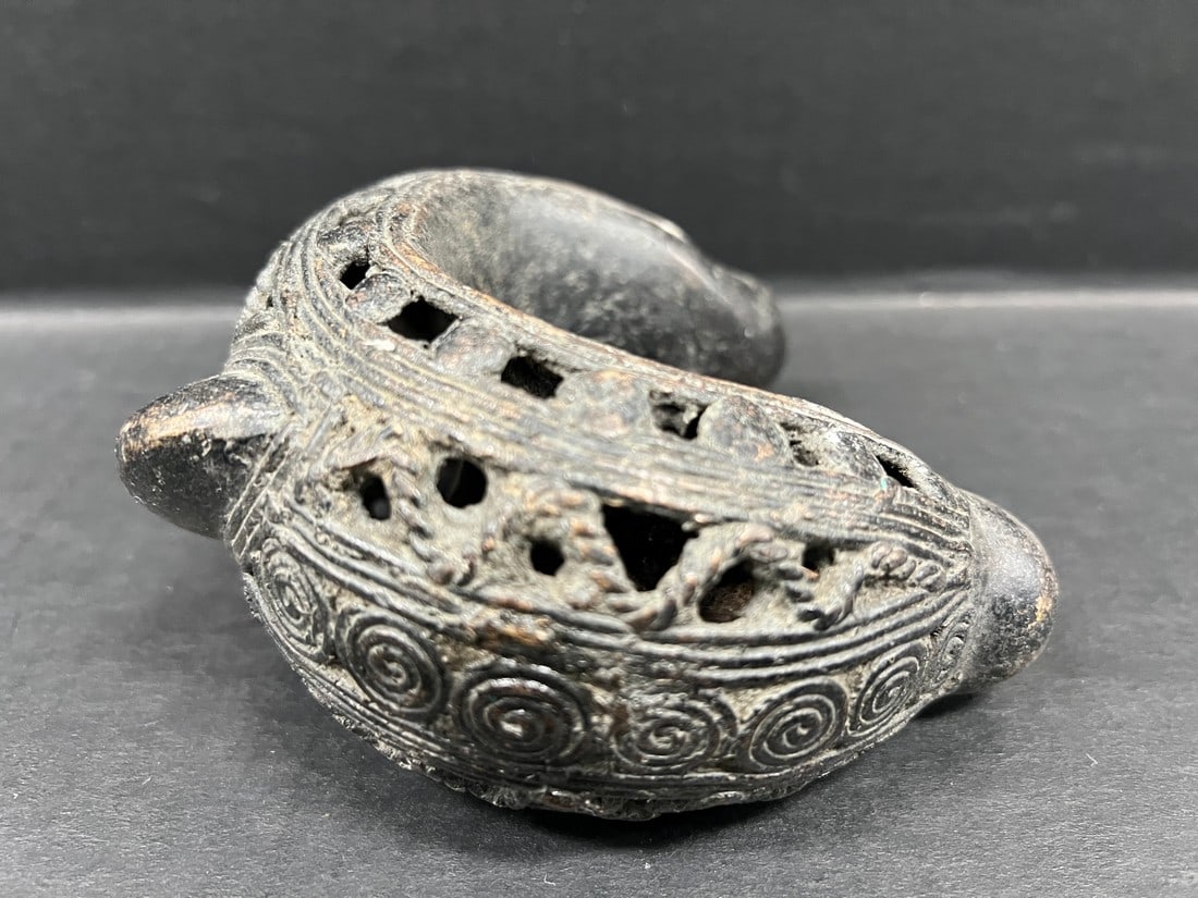 Nigerian Bronze Currency Bracelet - 3
