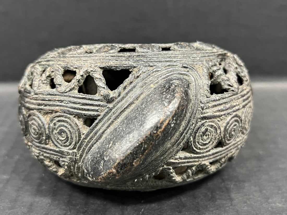 Nigerian Bronze Currency Bracelet - 9