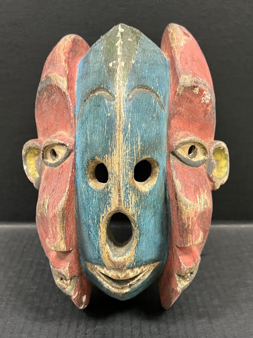 Triple Face Bulu Monkey Mask - 4