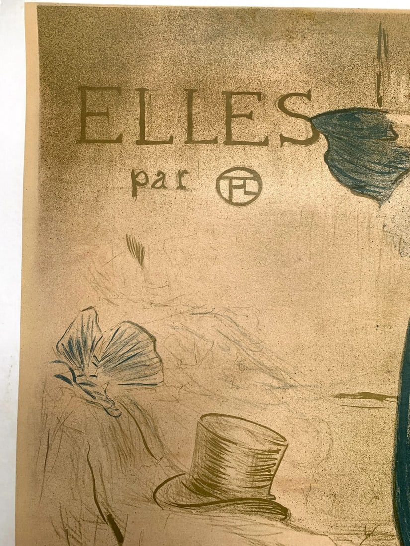 Elles - Art By Toulouse-Lautrec (1896) 18.5x23.25 French Advertising Poster LB - 6