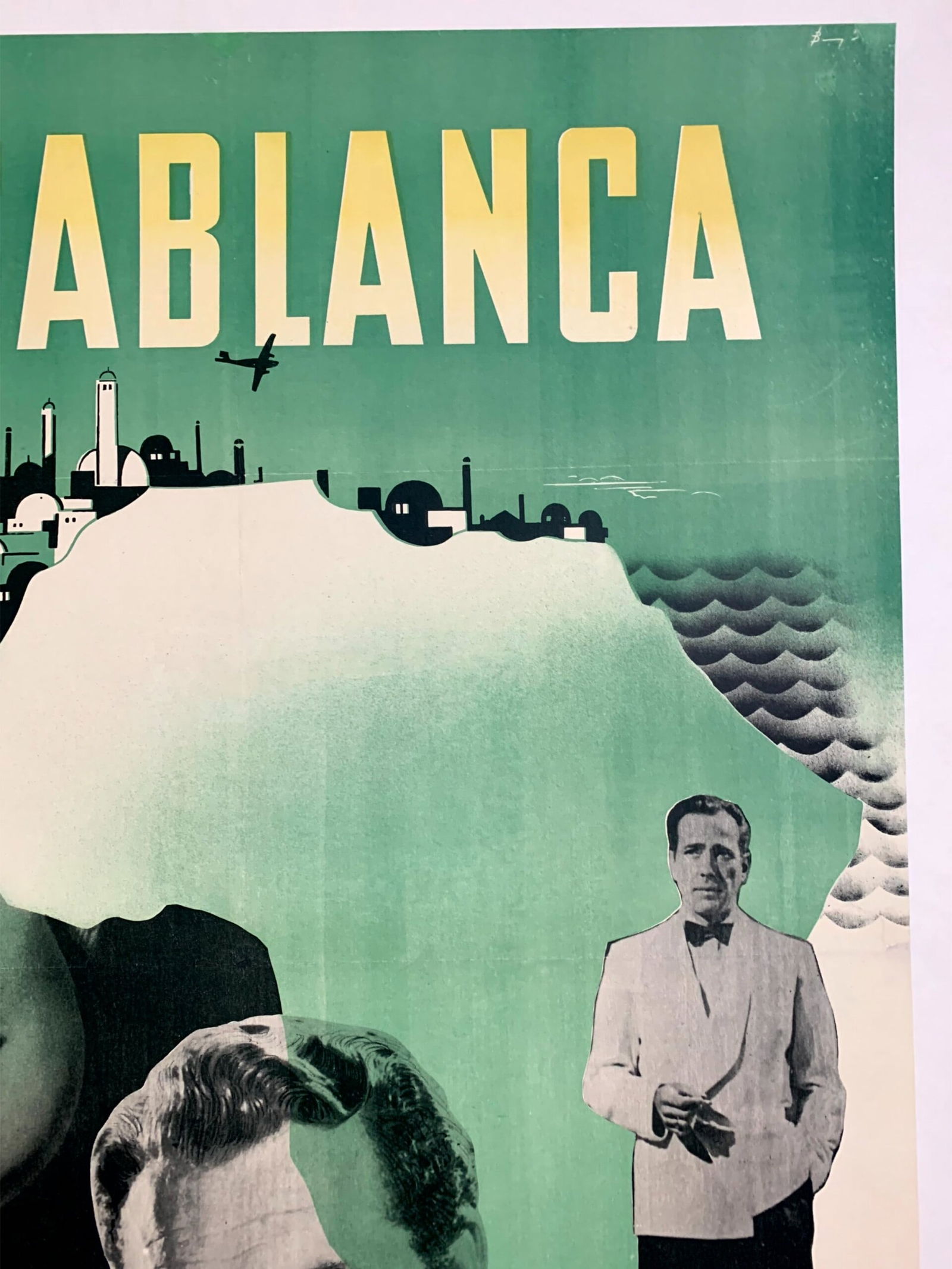 Casablanca - Bogart, Bergman (1946) 24x34 Danish Movie Poster LB - 6