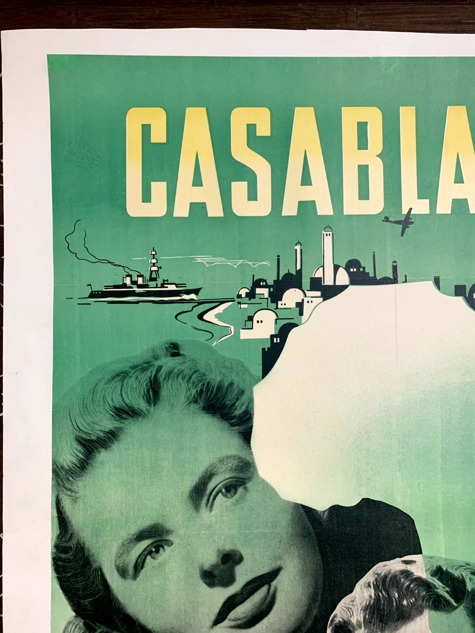 Casablanca - Bogart, Bergman (1946) 24x34 Danish Movie Poster LB - 7