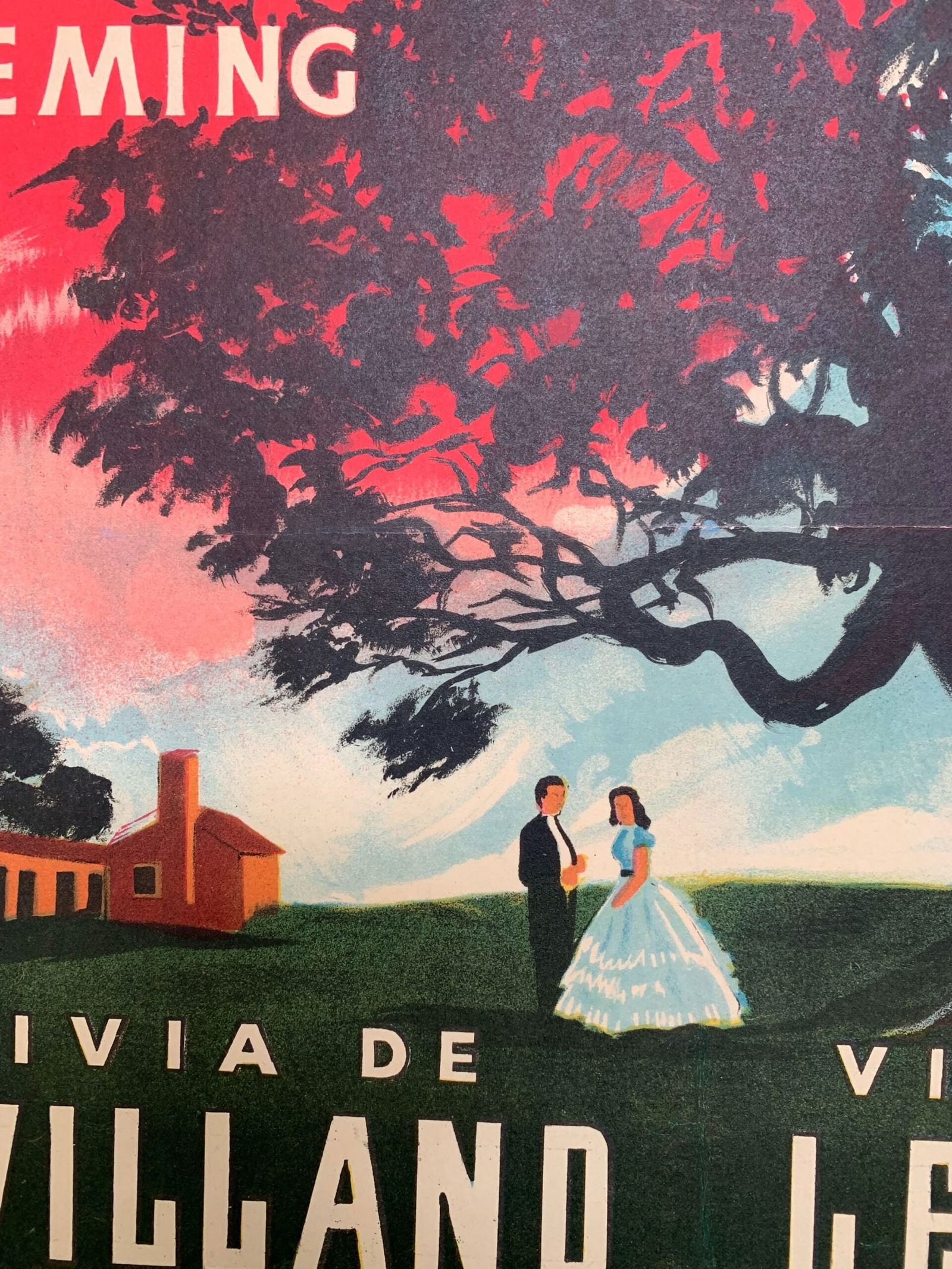 Gone With The Wind - Art By MCP (1939) 27x40 Spanish Movie Poster - LB - 7