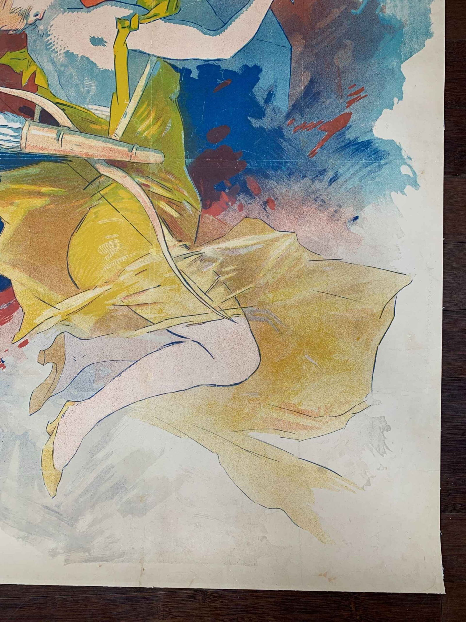 Le Courrier Francais Cheret (1911) 33x48 French Lithograph Poster LB - 4