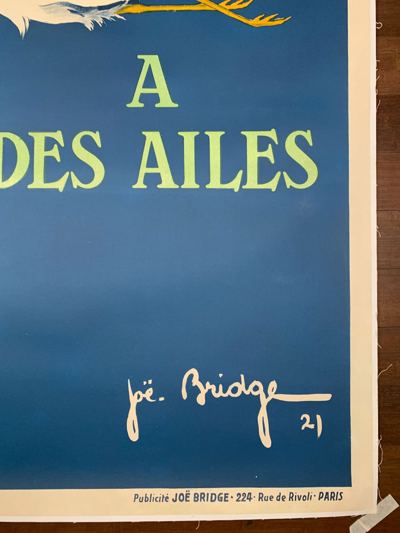 Bignan Sport - Art Joe Bridge (1921) 48x63 French Advertising Poster LB - 5