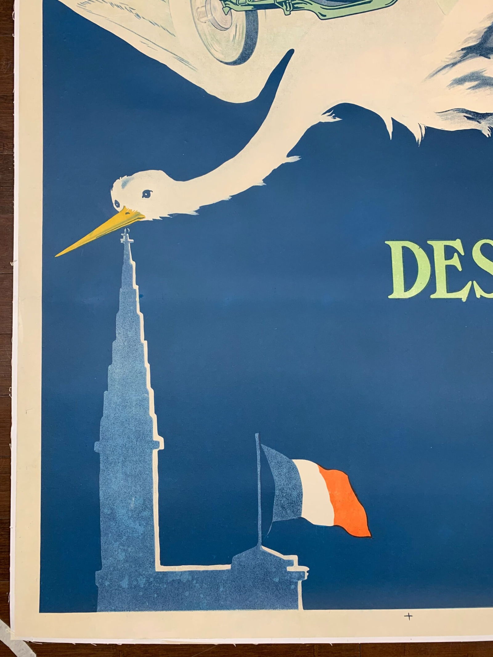 Bignan Sport - Art Joe Bridge (1921) 48x63 French Advertising Poster LB - 6