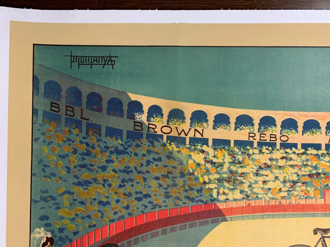 Brown Brothers Bicycles - Art By Montoya (1900) 30x41 UK Advertising Poster LB - 5