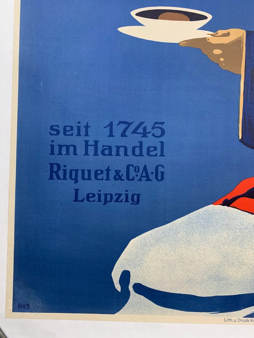 Riquet Tee - Art By Karl Bergmuller (1913) 29.875x40.875 German Travel Advertising Poster LB - 4